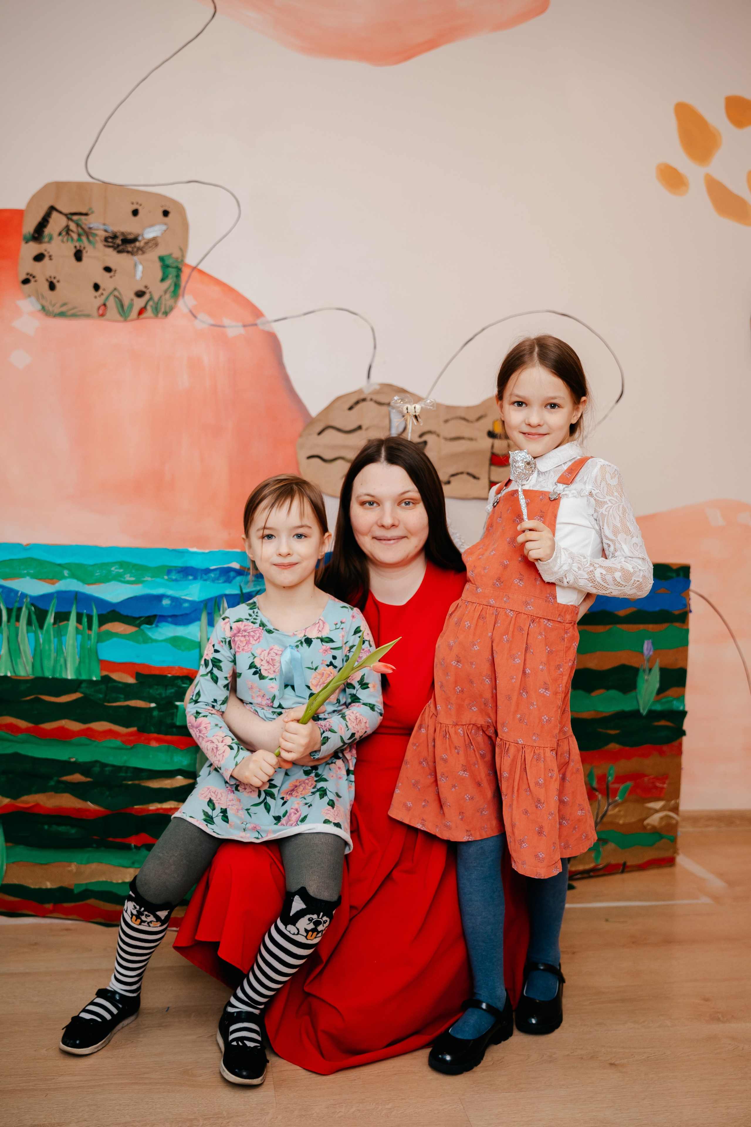 8 марта в Монтессори-саду. Семейный lifestyle фотограф в Санкт-Петербурге Людмила Пахомова