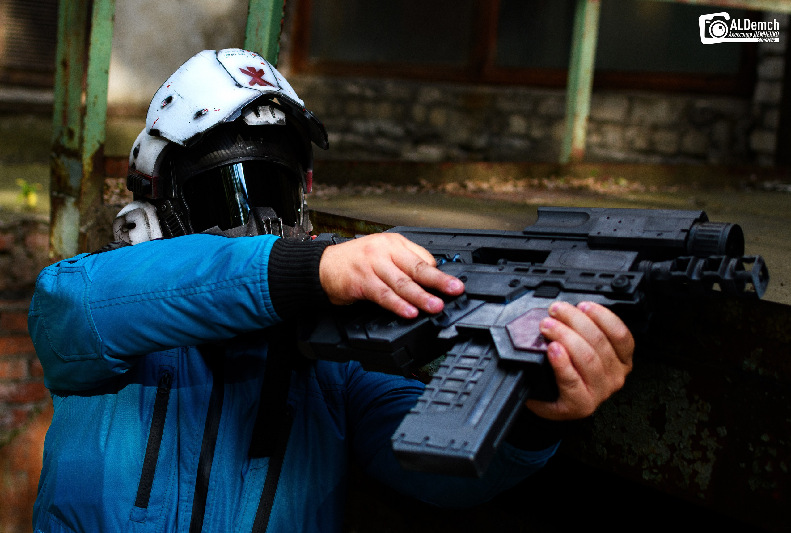 Cyberpunk 2077 Trauma Team косплей фотосессия в Москве