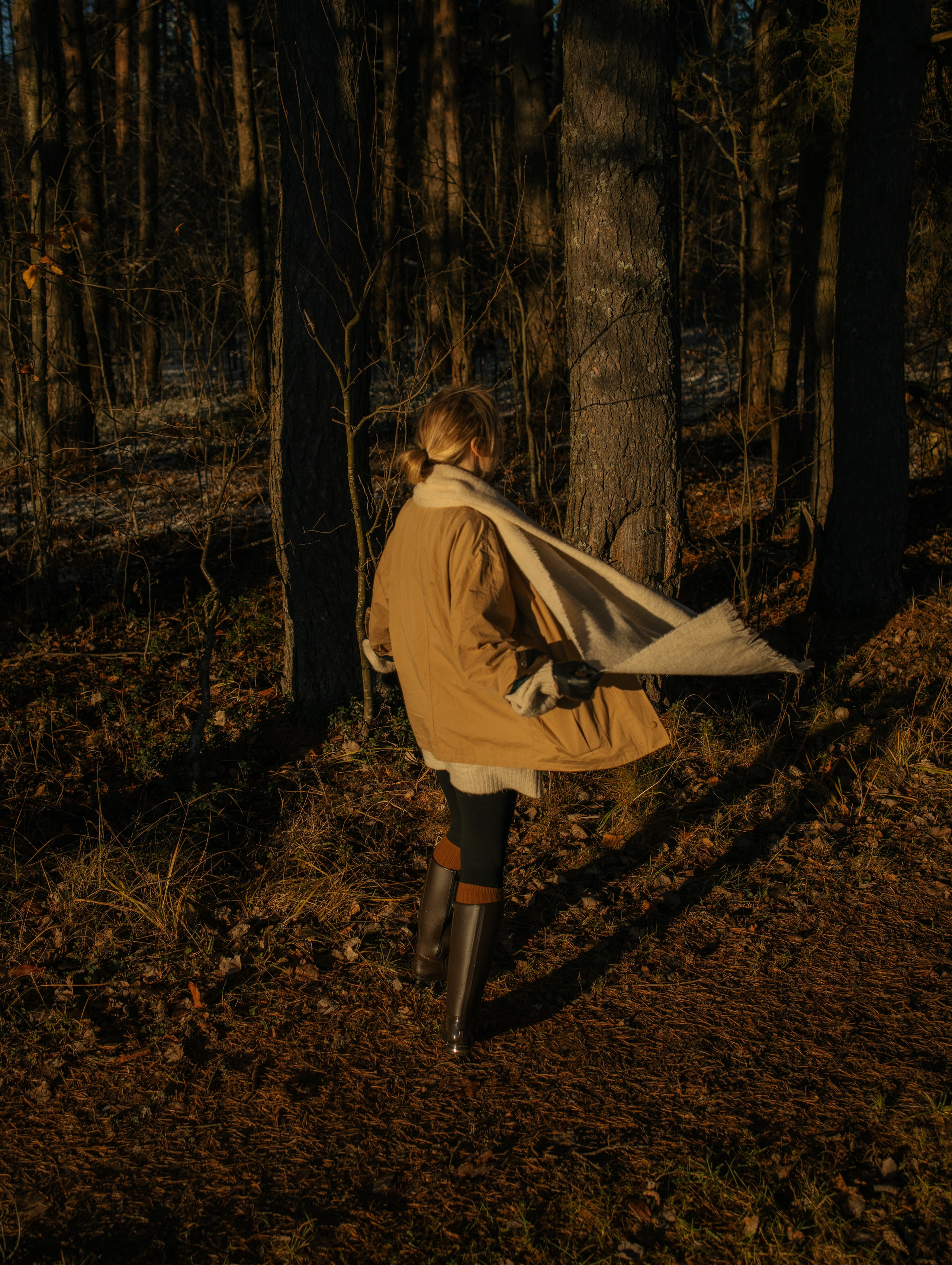 Фотосессия на ранчо зимой с красивой девушкой. Фотограф Углич и Ярославль Ольга Тятюшкина