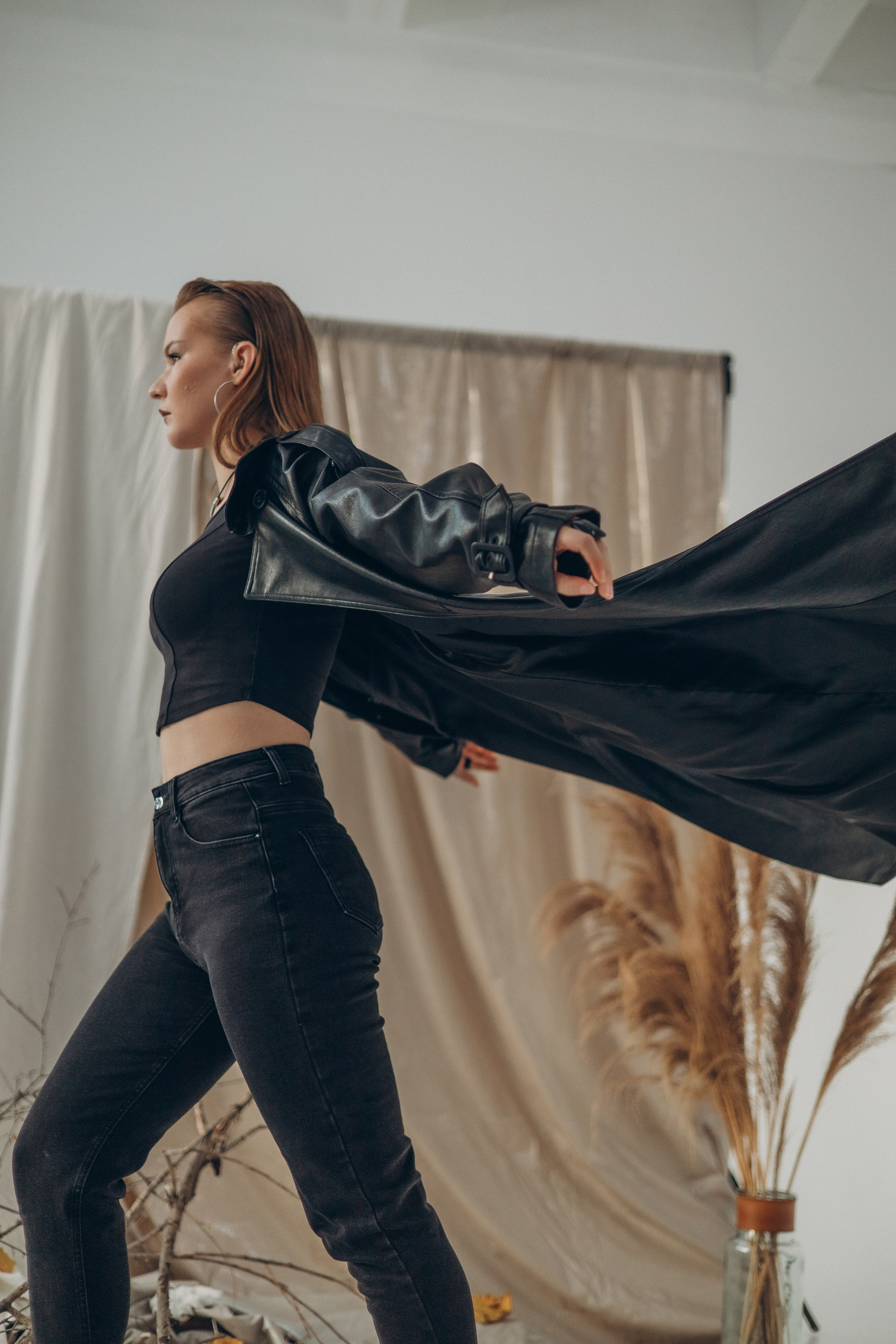 Осень в студии. Семейный, детский, женский фотограф в Новосибирске Оля Борисова