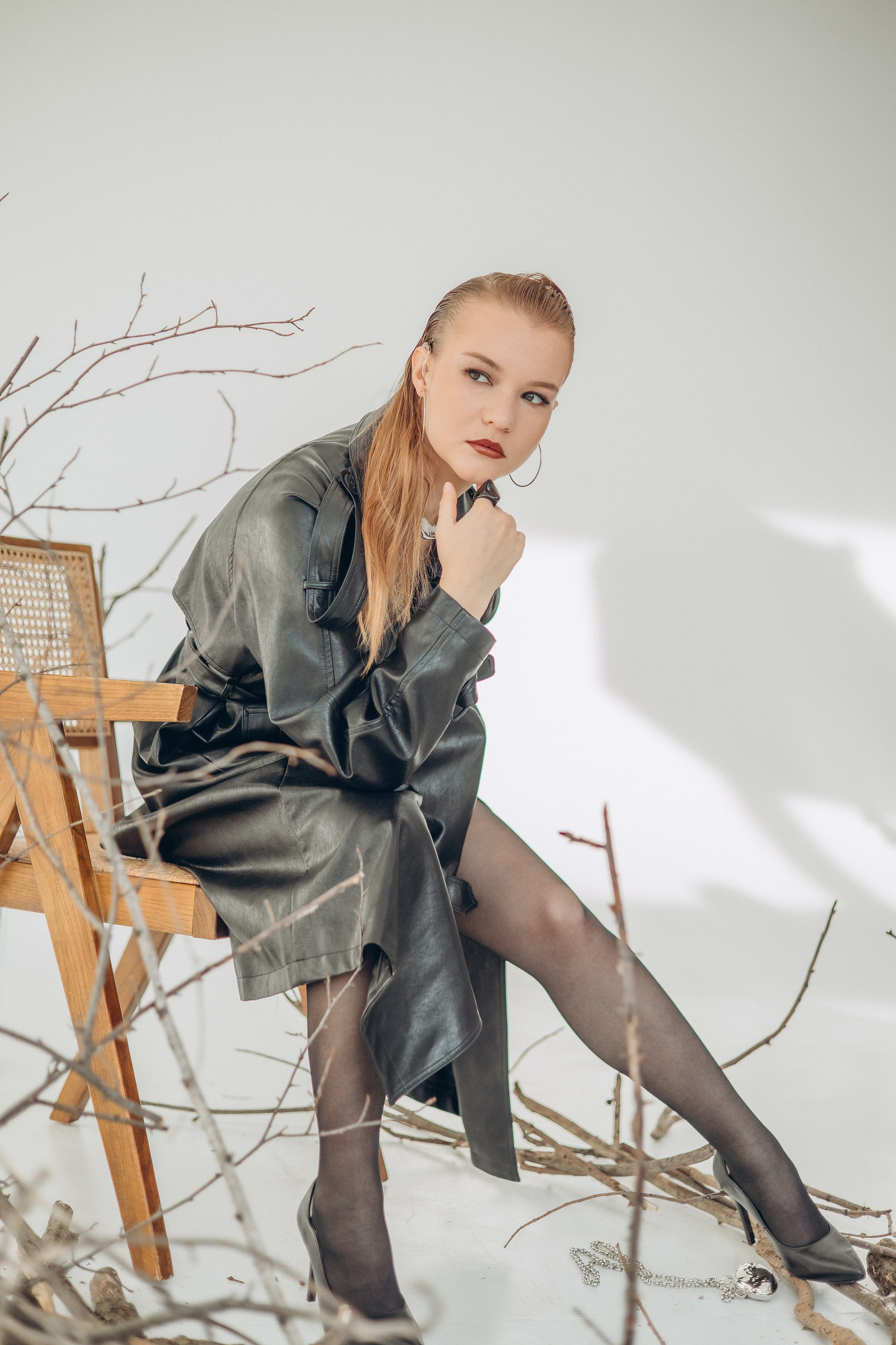 Осень в студии. Семейный, детский, женский фотограф в Новосибирске Оля Борисова