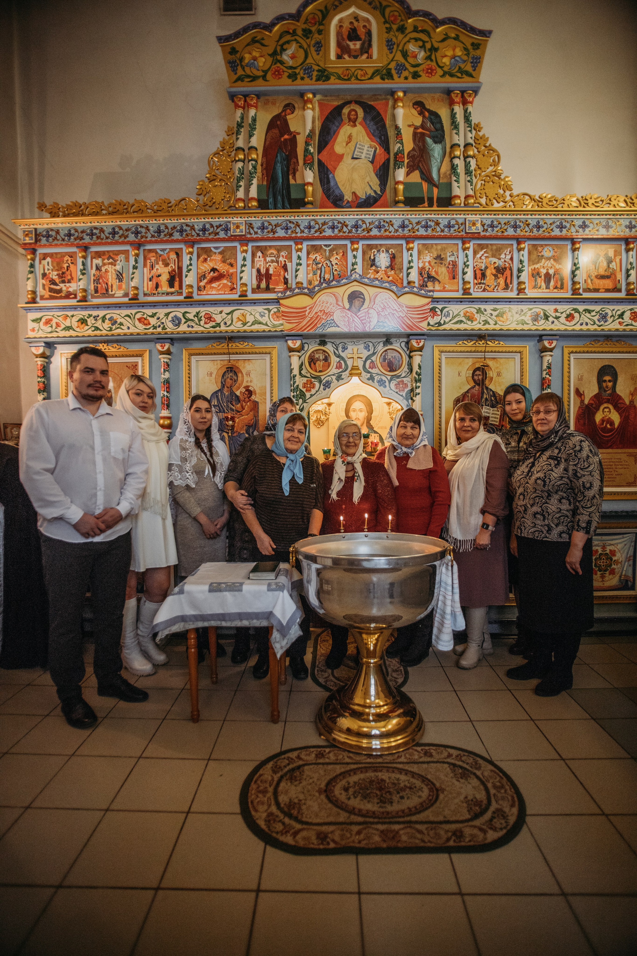 Крещение Аглаи. Венера Гайн. Репортажный фотограф  Тюмень. Обучение фотографии с 0