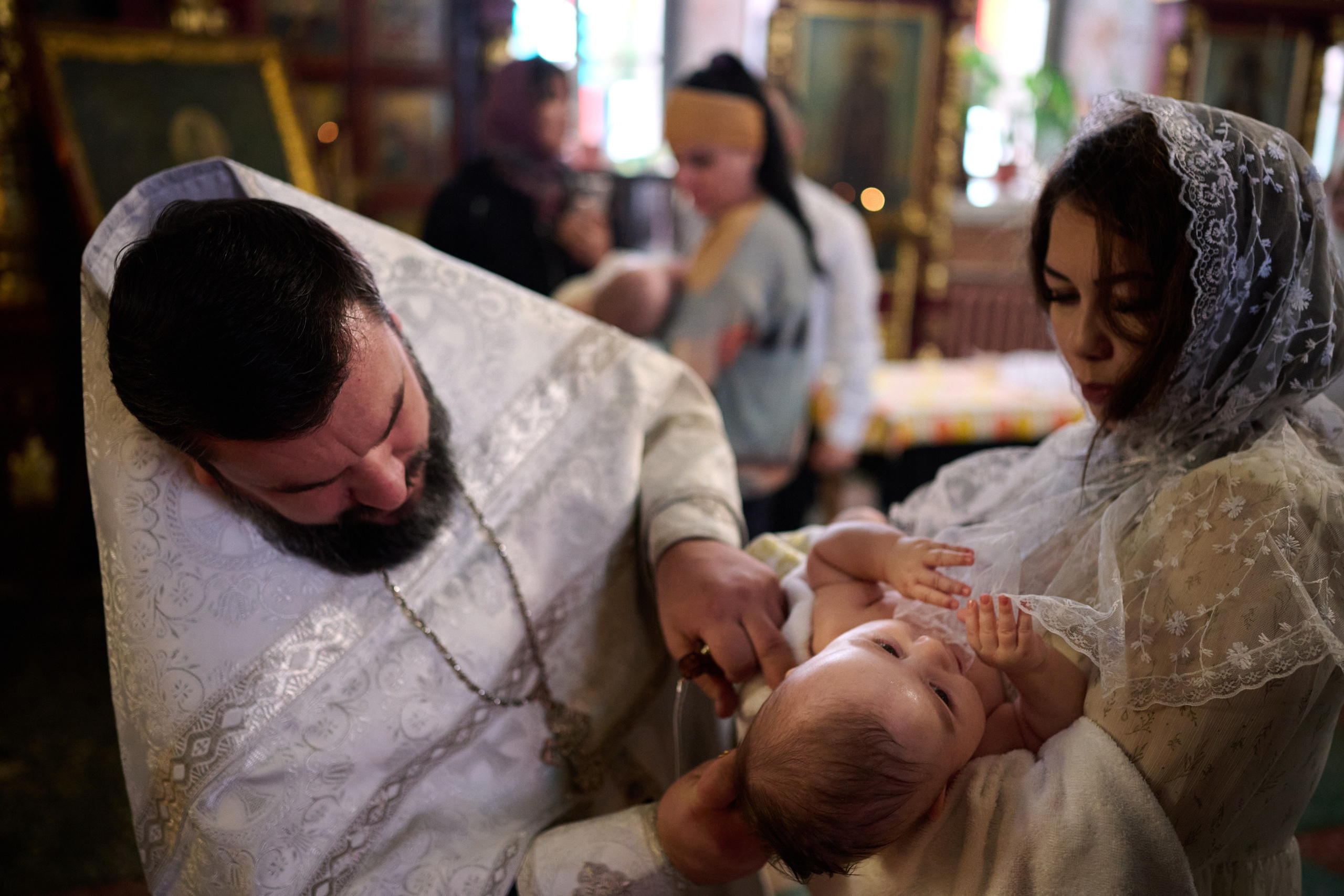 Фотосъемка крещения Саши. Профессиональный фотограф Старый Оскол, Губкин — свадьба, венчание, крещение, юбилей и день рождения