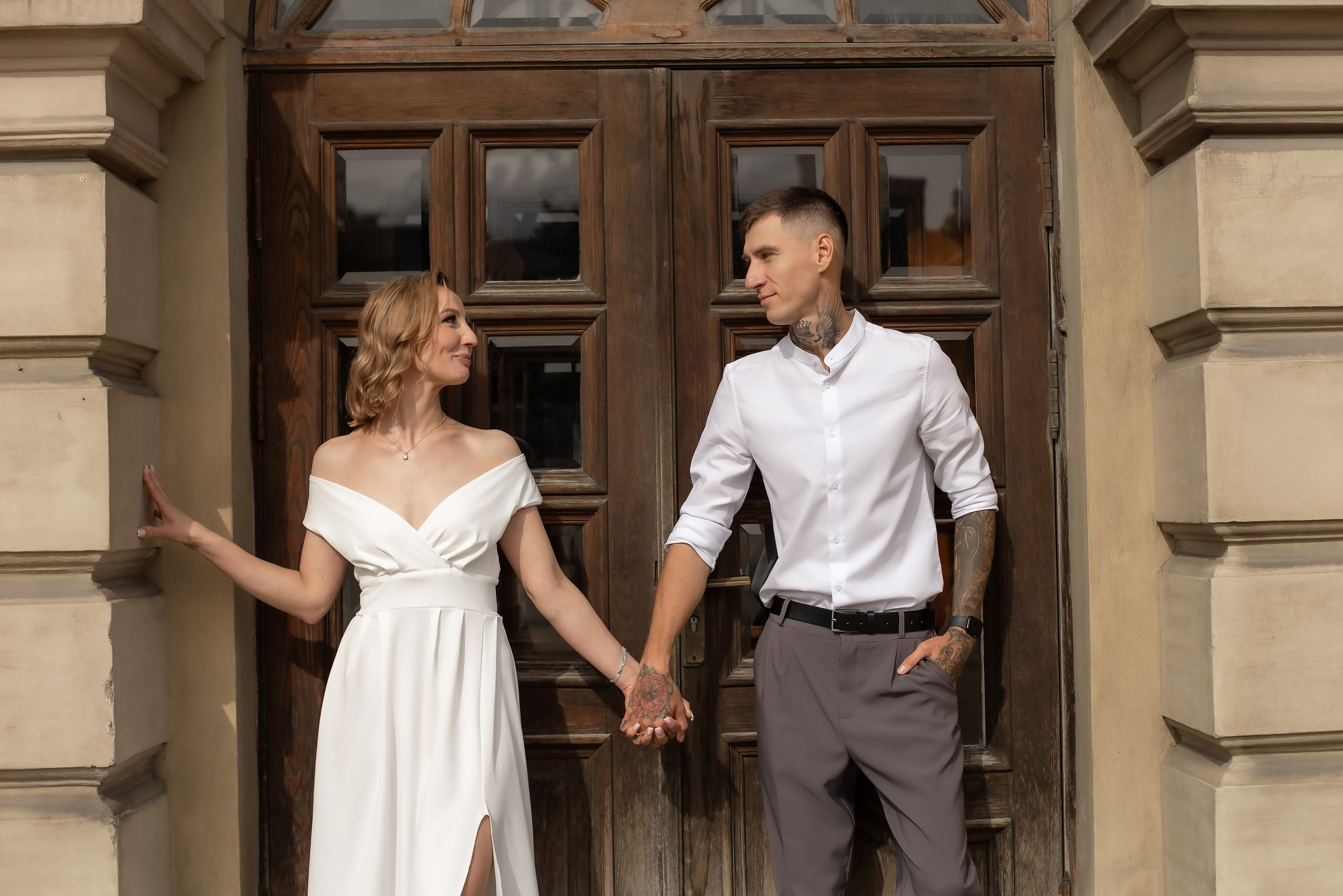 Саша и Вика. Биржевой сквер. Фотограф в Калининграде Решетникова Алина