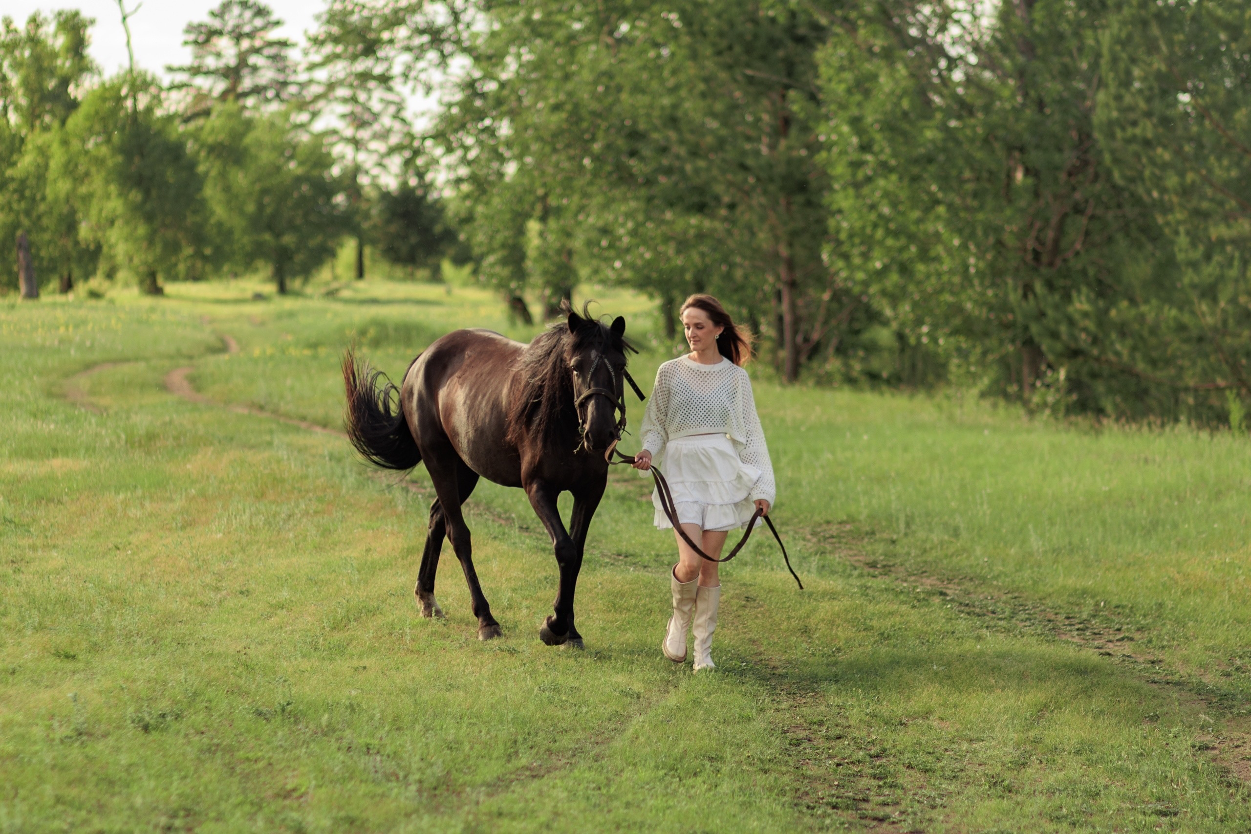 С лошадью. Фотограф в Чите Анна Осадчая