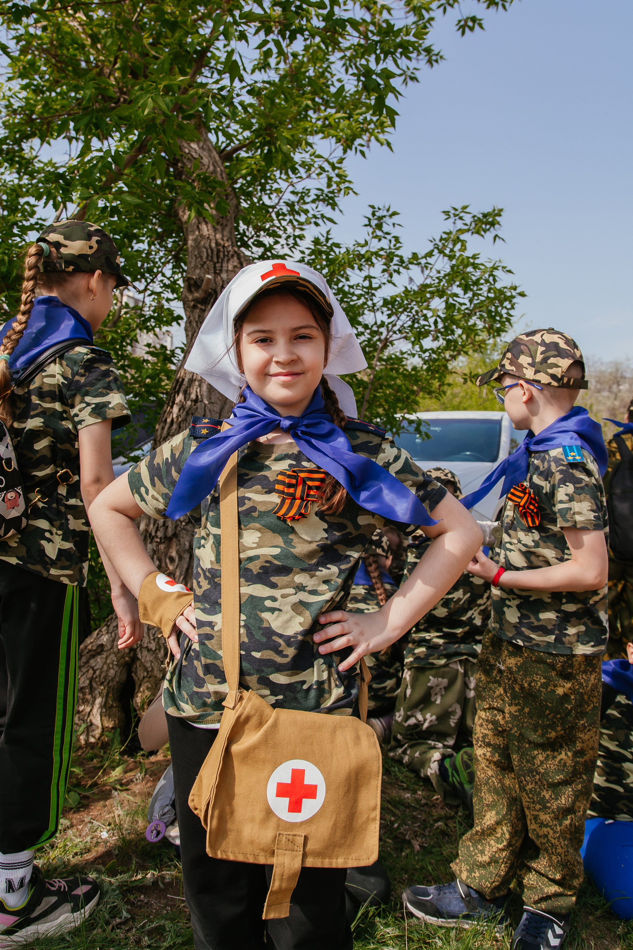 Игра «Зарница» в лицее 8 «Олимпия». Фотограф в Волгограде Норченко Светлана
