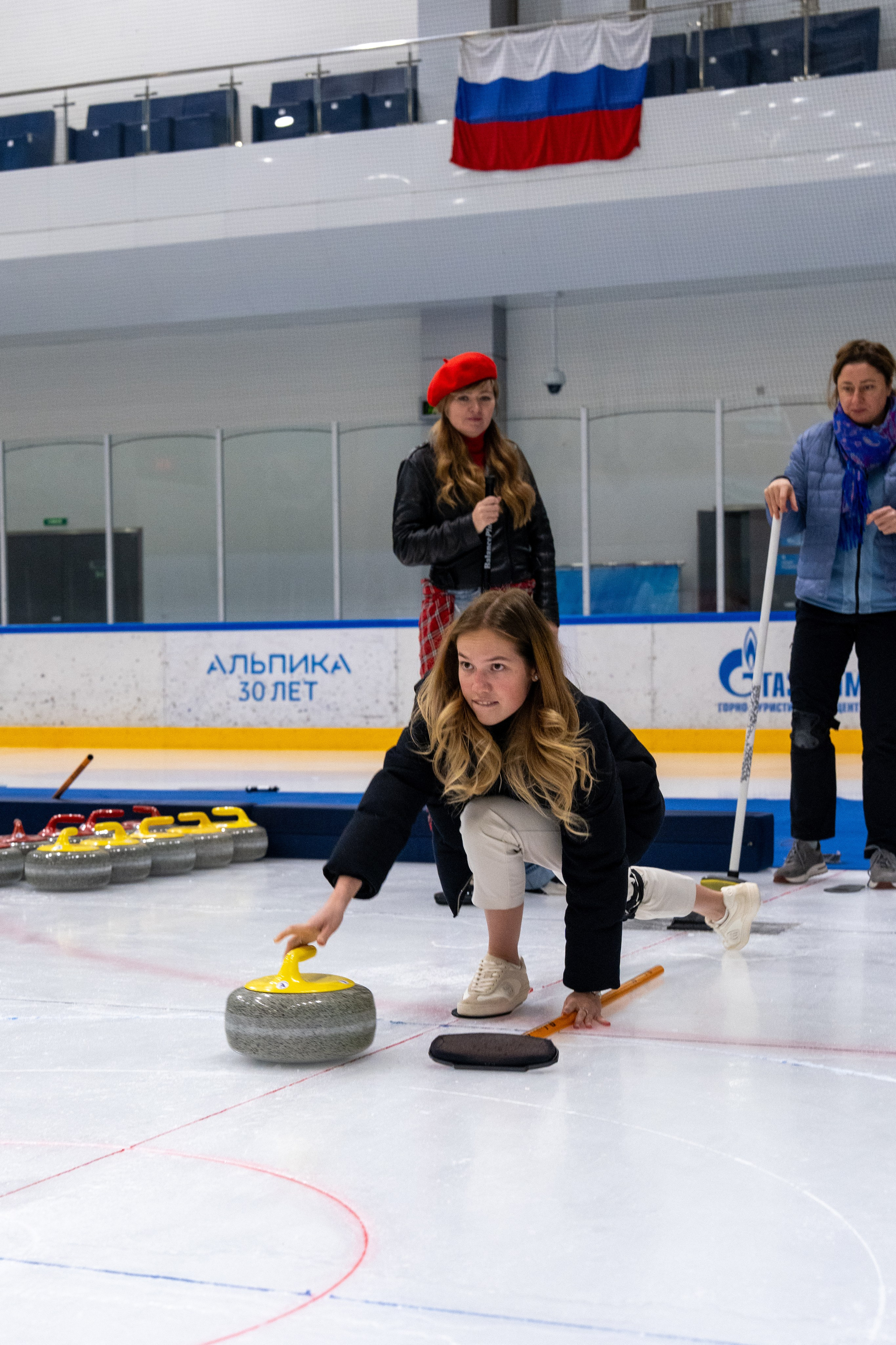 Керлинг для компании Р-Фарм. Репортажный фотограф в Красной Поляне и Сочи Павлюченко Екатерина