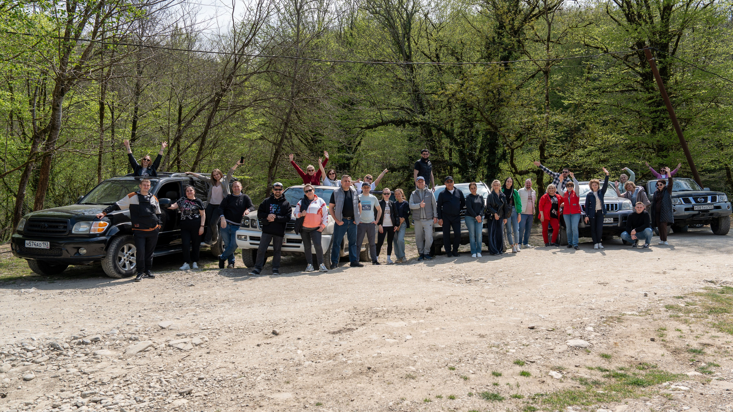 MICE мероприятие — джиппинг на каньон Псахо. Репортажный фотограф в Красной Поляне и Сочи Павлюченко Екатерина