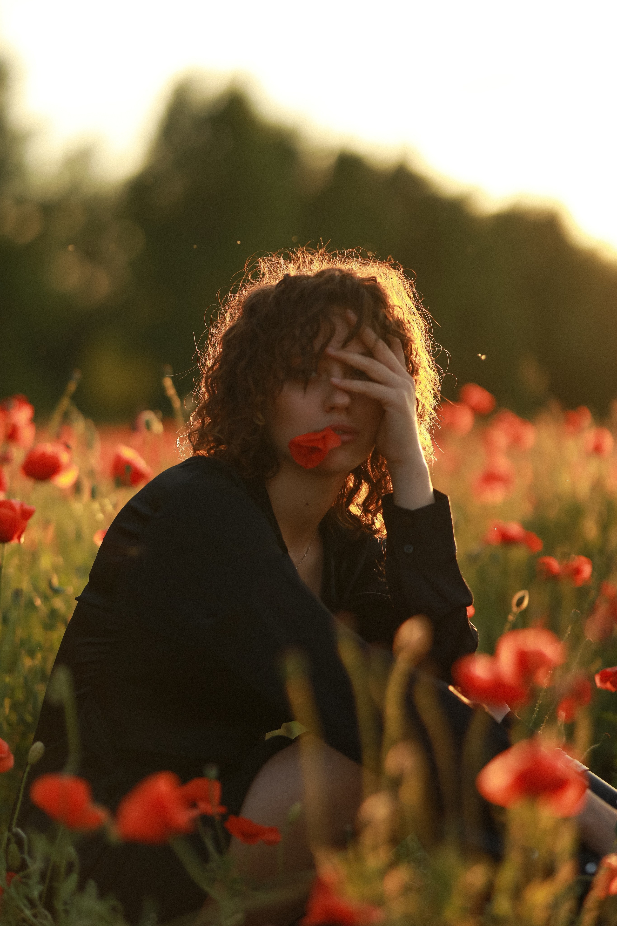 Настя в маках. Лена Колягина Фотограф по любви