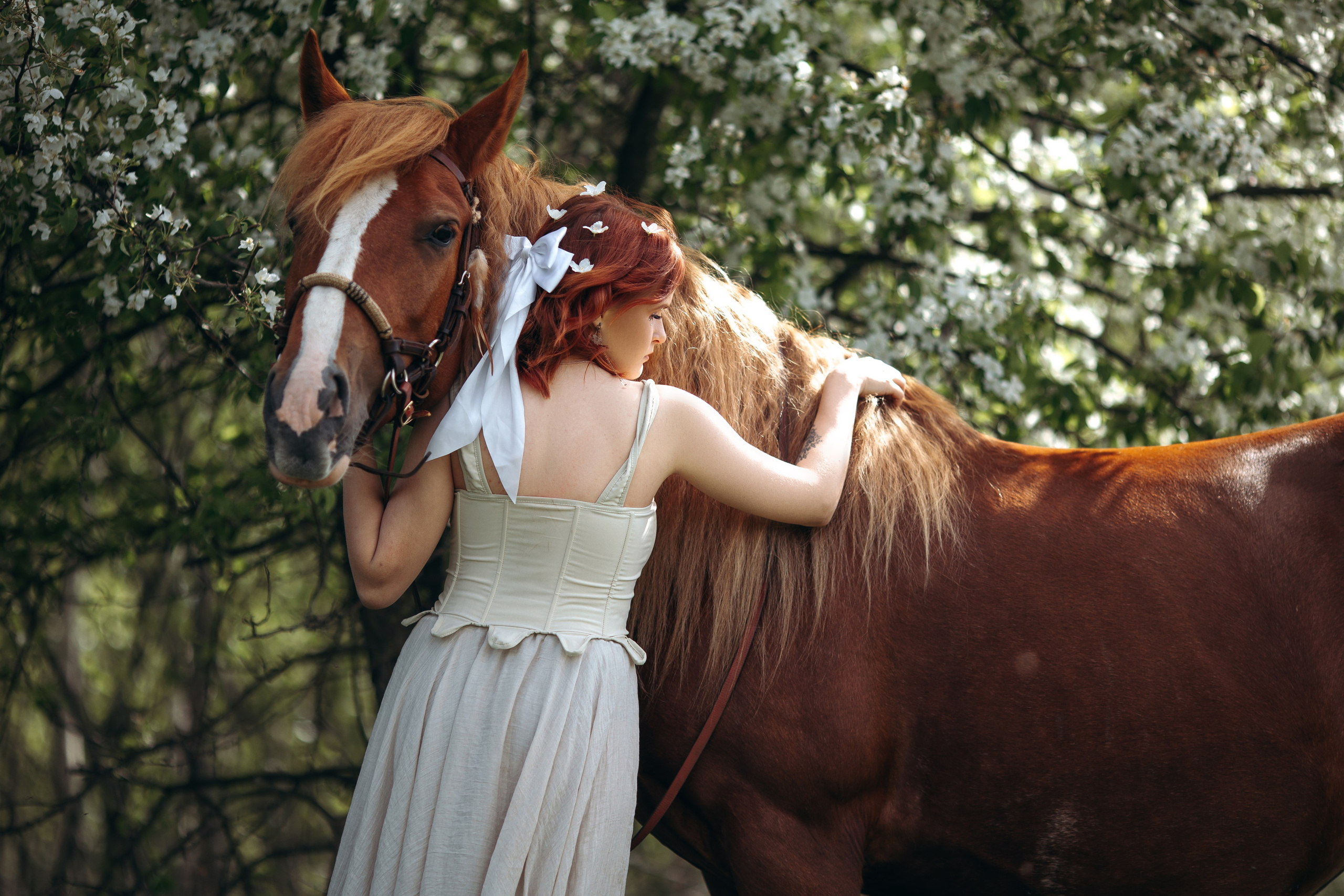 Весенние цветения. Анна Молчанова конный фотограф в Тюмени | фотосессии с лошадьми Тюмень