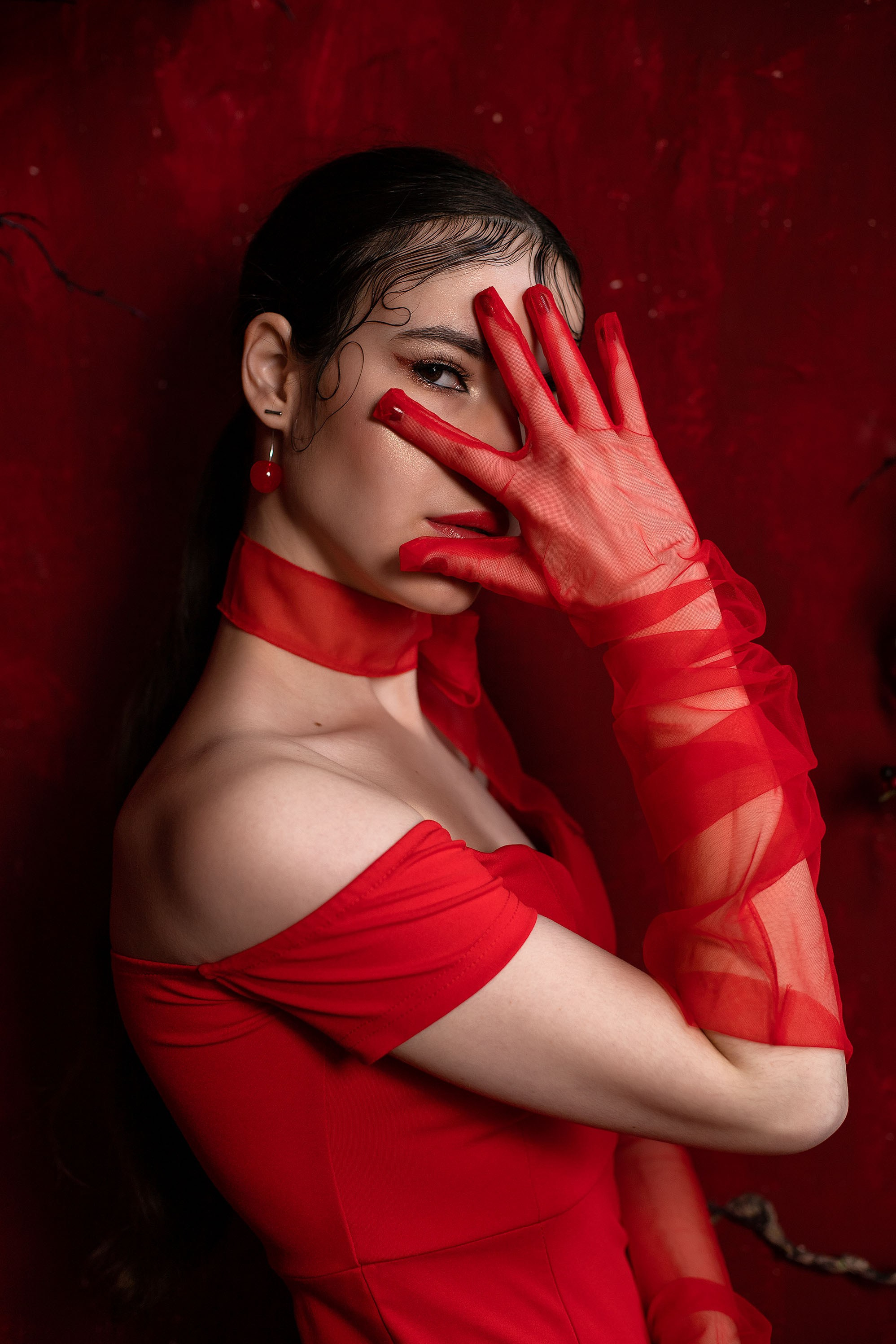 Фотопроект «Ledy in red». Женский и портретный фотограф Мила Прошина. Краснодаар