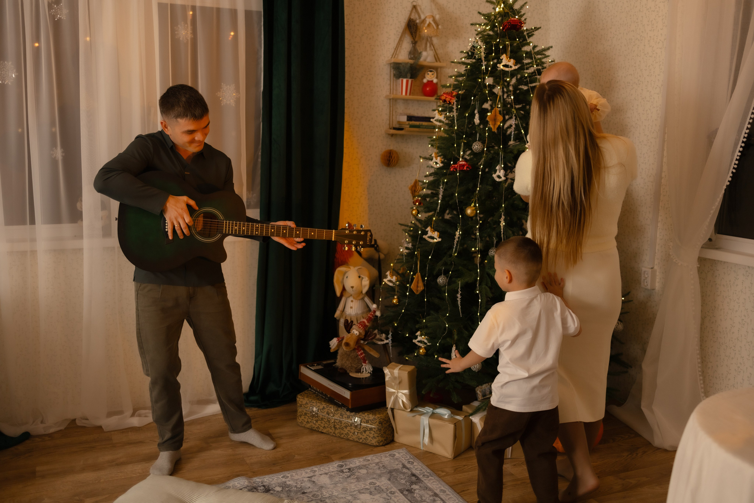 Семейная новогодняя. Фотограф Татьяна Семенова