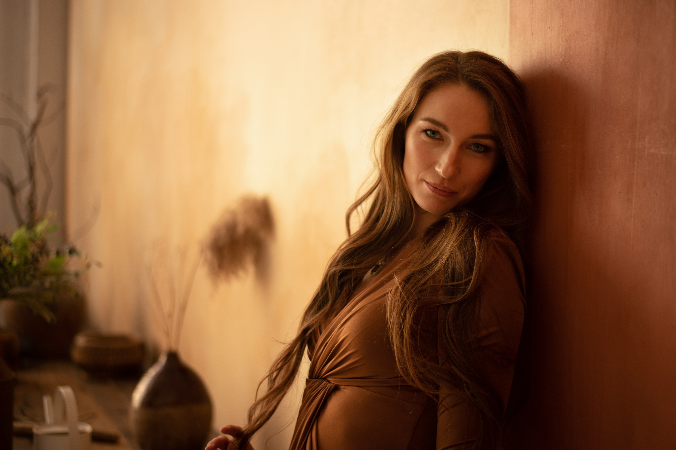 Женский портрет в студии. Семейный и детский фотограф в Москве Анна Оськина