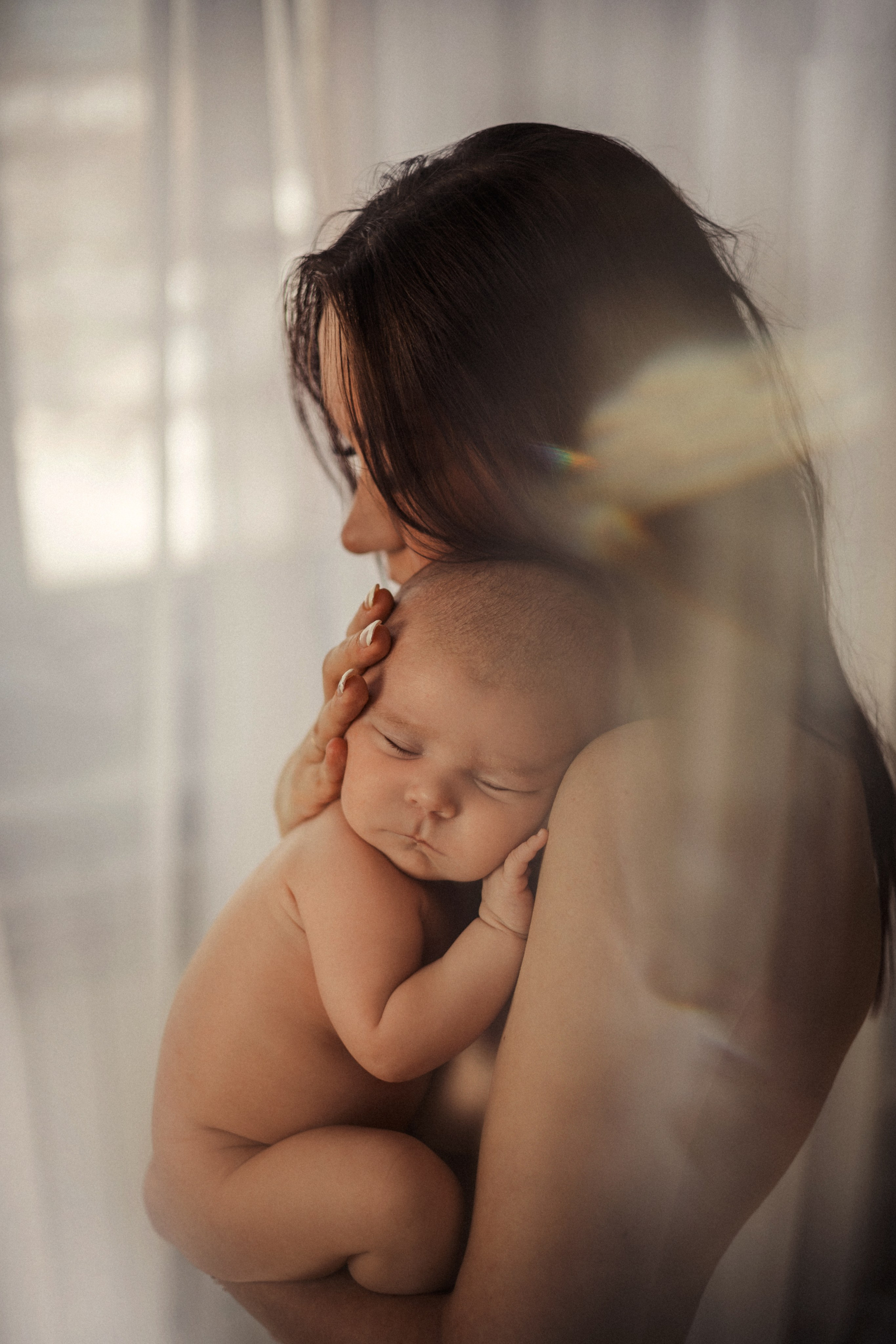 Мама и малыш. Фотограф новорождённых Екатерина Боброва. Ульяновск