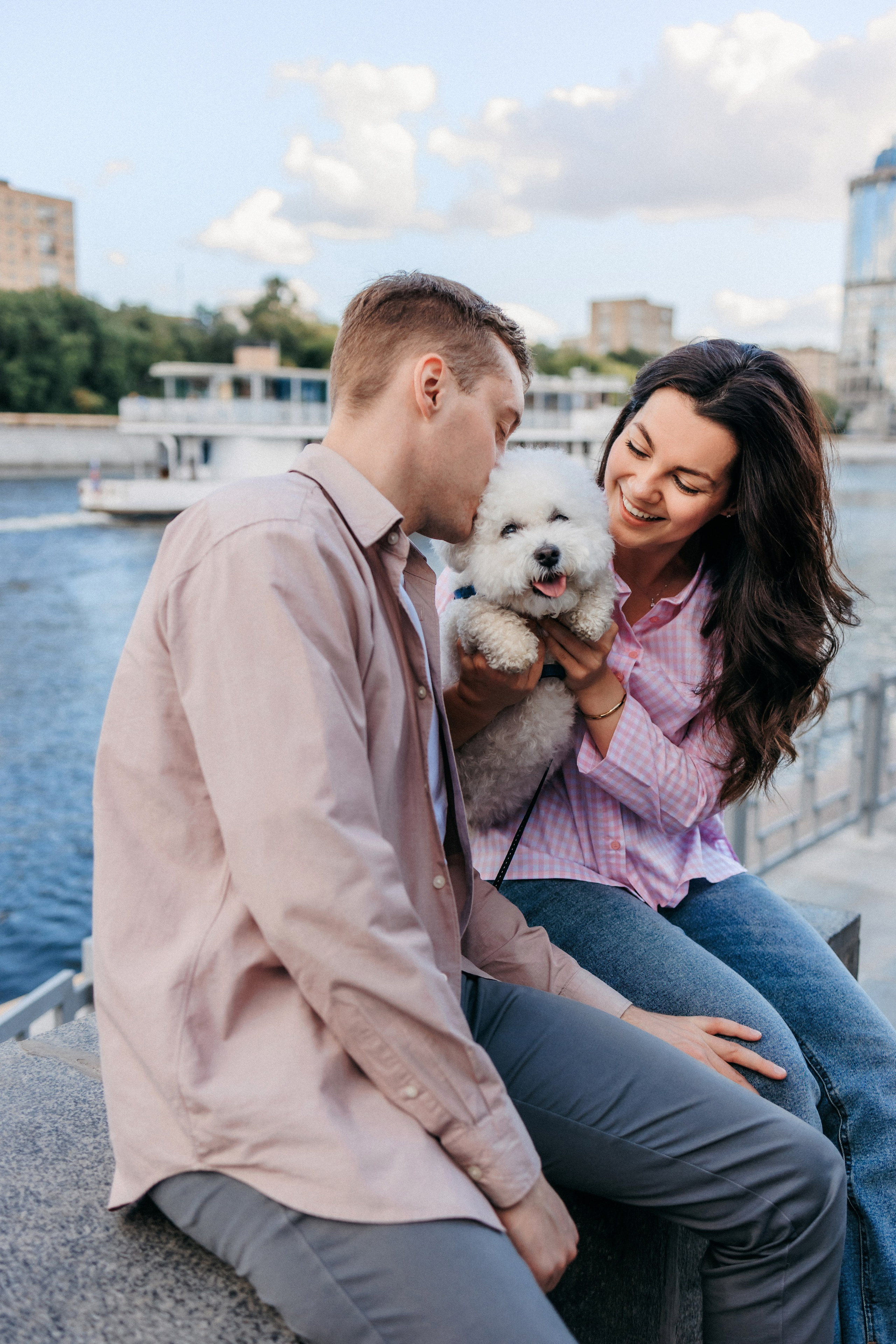 Марина, Данил и Бруно. Фотограф-анималист Елена Радченко, Москва