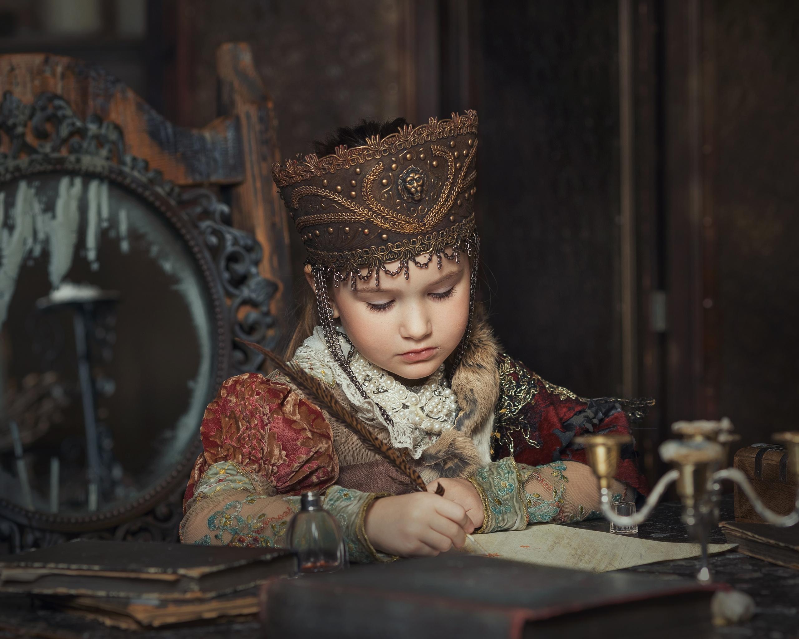 Сказочная фотосессия в студии в Москве. Актерское и модельное портфолио. Фотограф в Москве Екатерина Коломеец