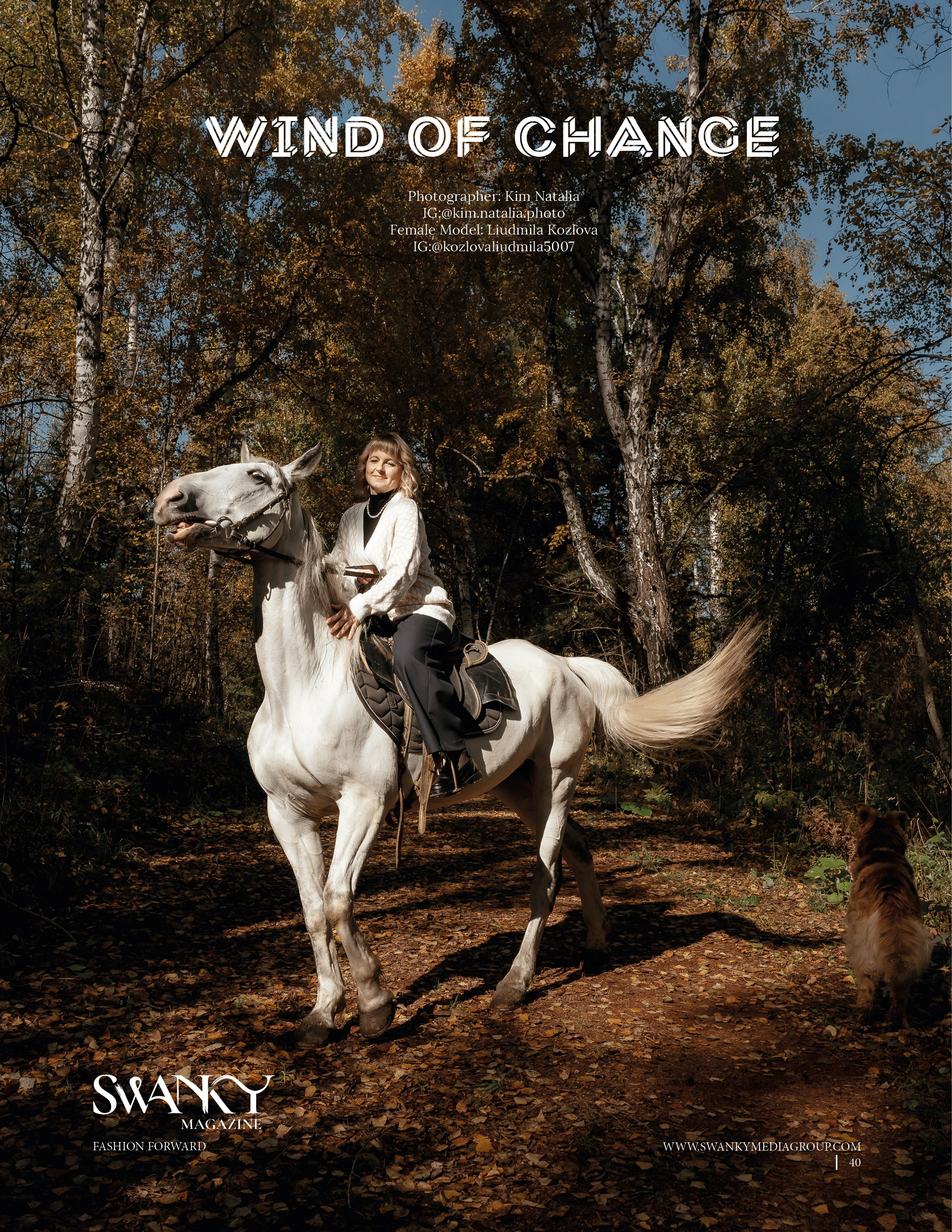 Swanky Mag Beauty Edition October 2024. Фотограф Ким Наталья в Красноярске