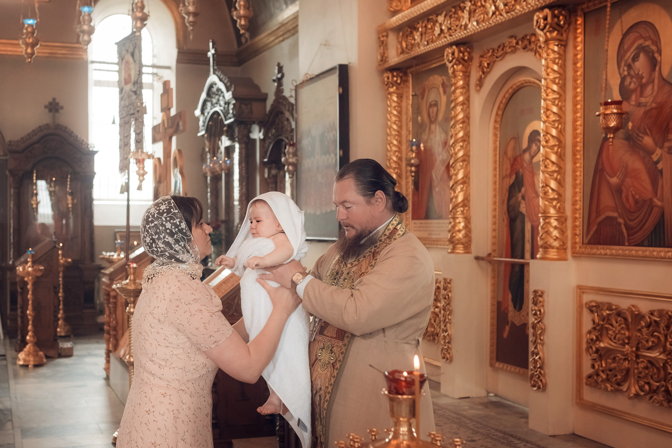 Таинство Крещения Ксении. Съемка Таинств Крещения Венчания, детские и семейные съемки в Пензе