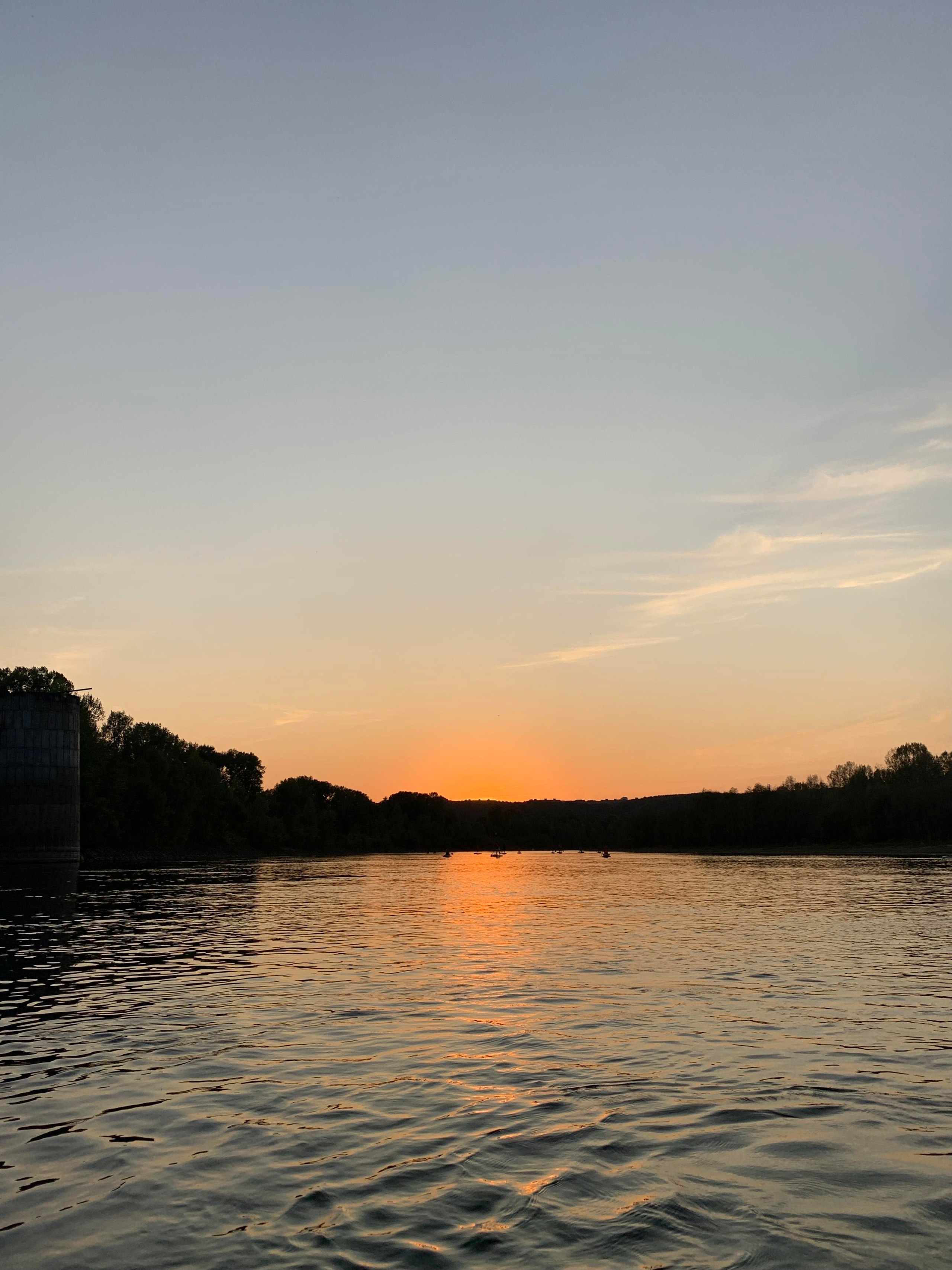 Прогулка на сапбордах в Уфе с Сипайлово до Каменной переправы