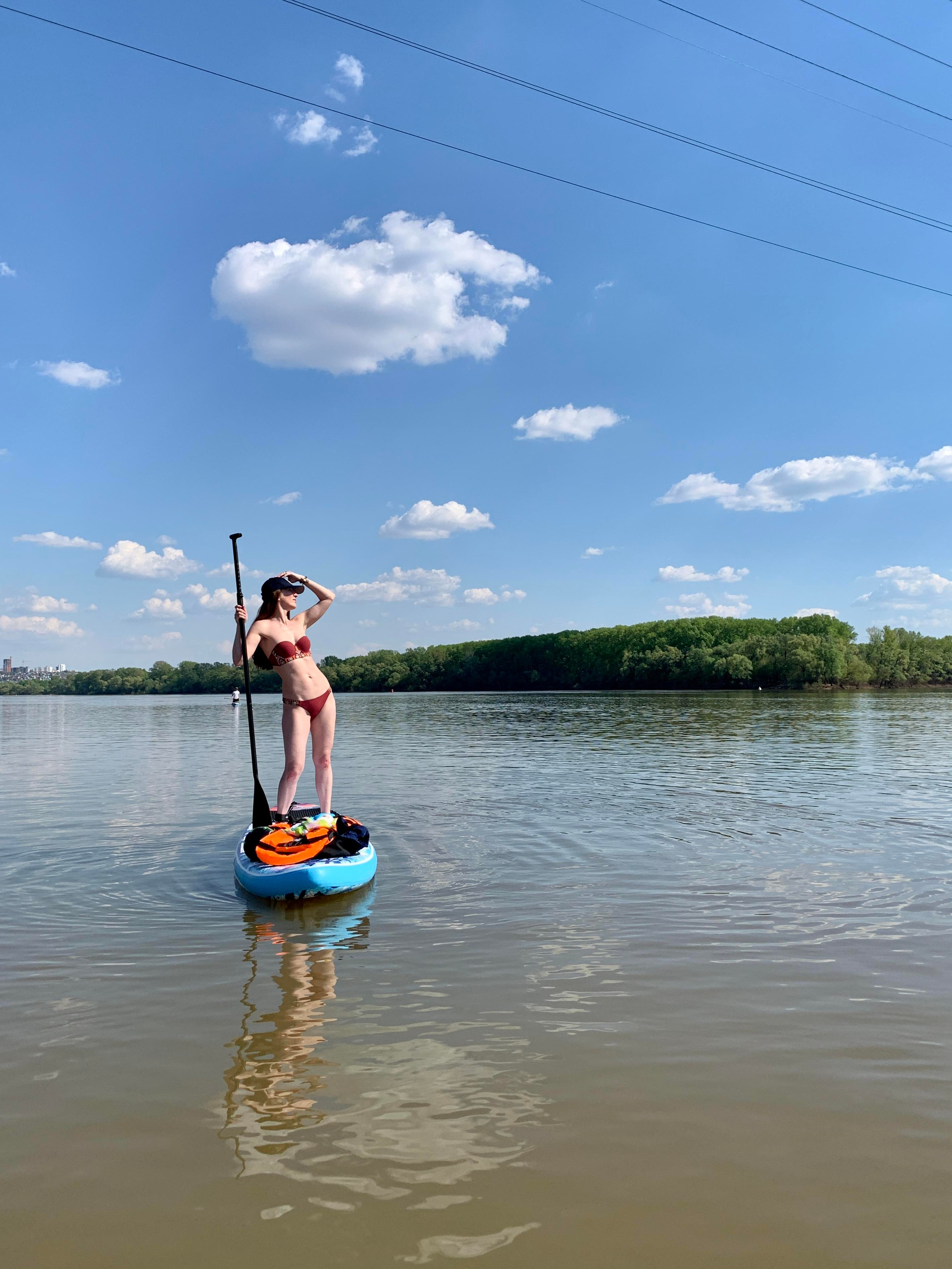 Прогулка на сапбордах в Уфе с Монумента до Затона