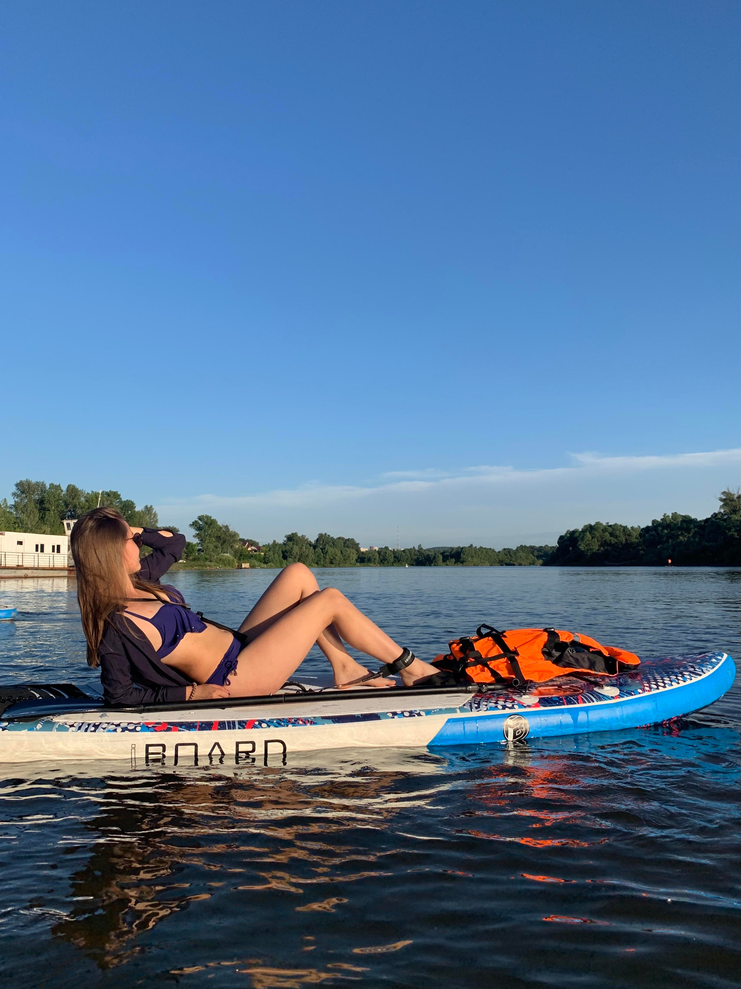 Прогулка на сапбордах в Уфе с Монумента до Затона