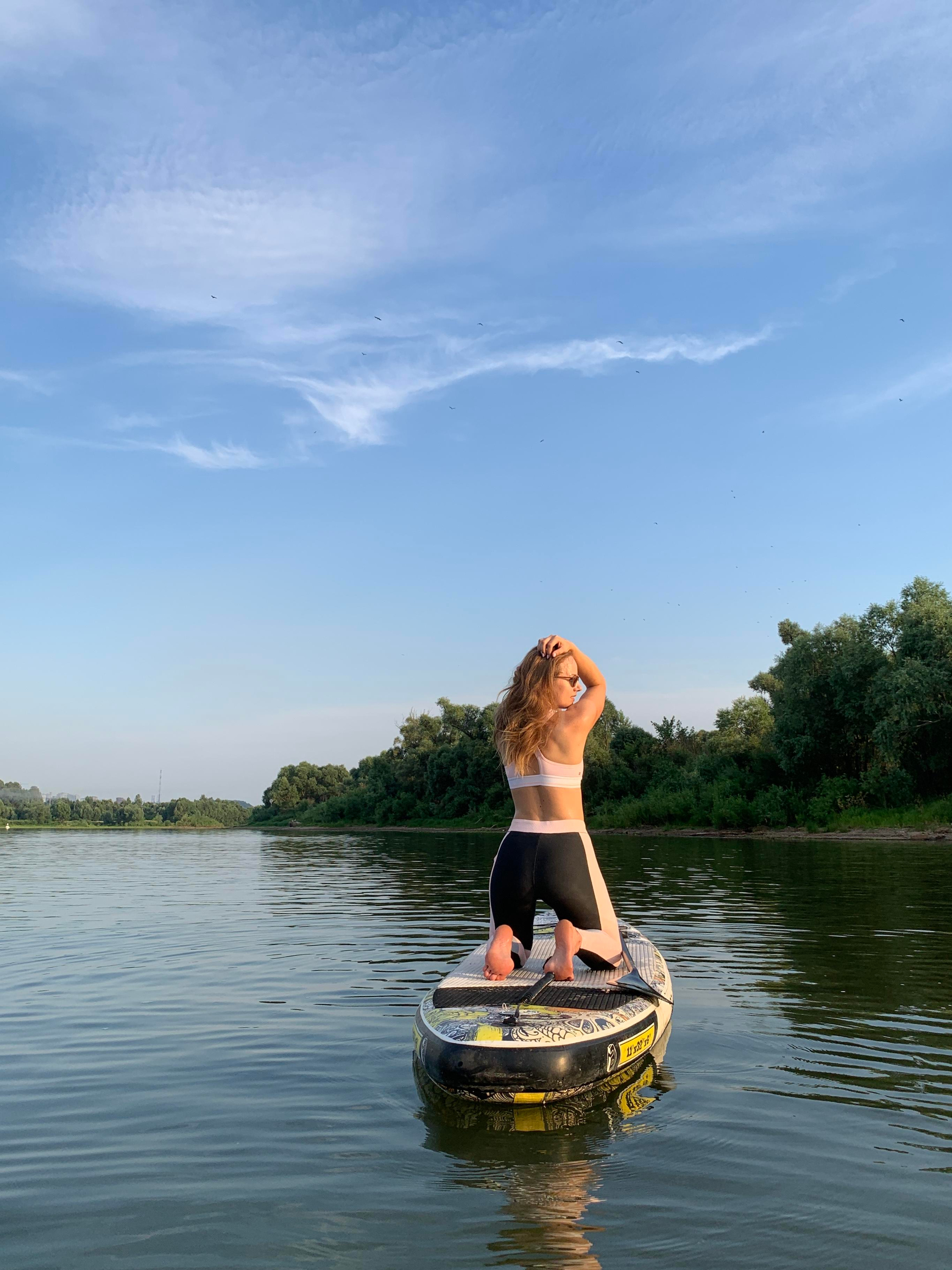 Прогулка на сапбордах в Уфе с Монумента до Затона
