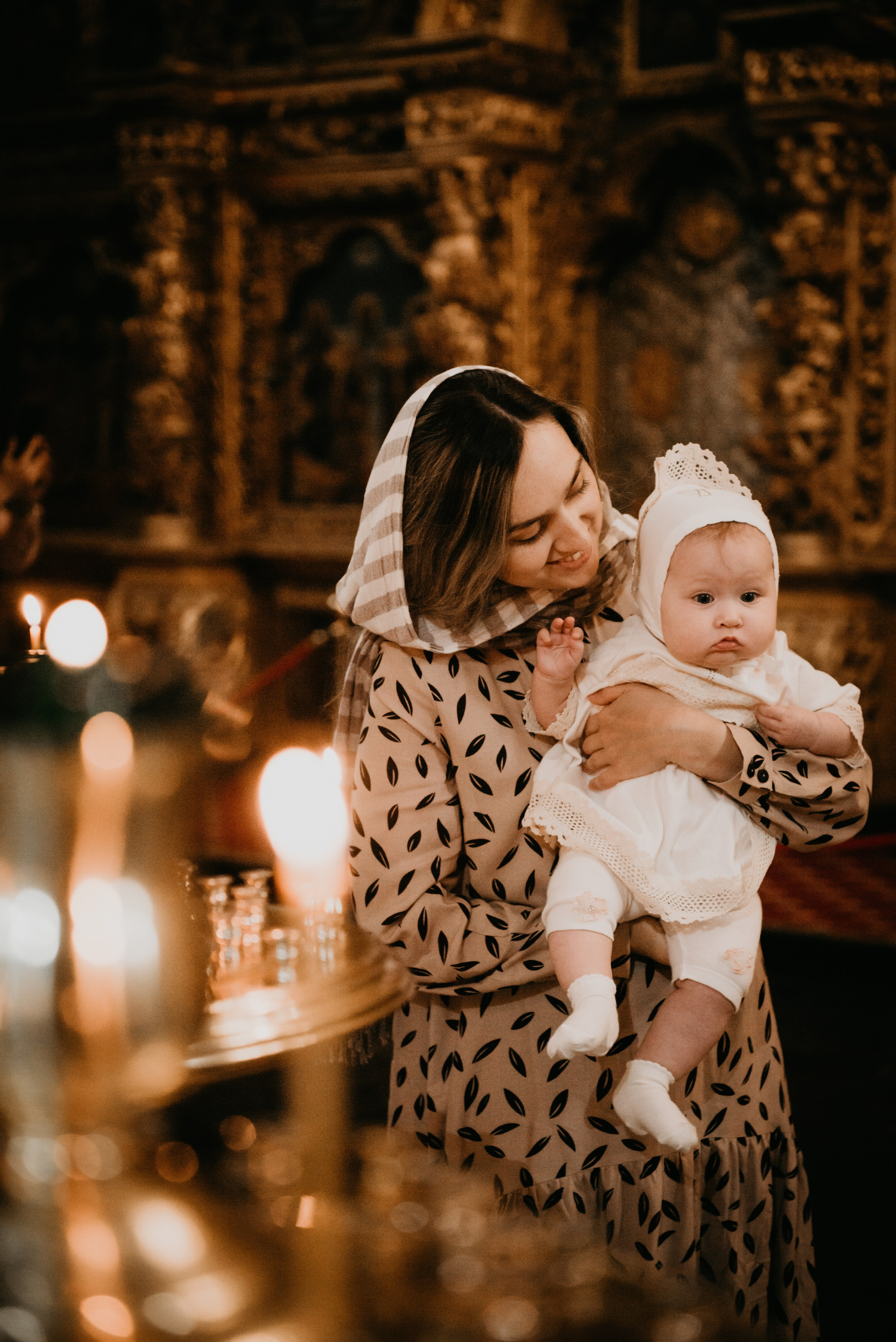 Таинство Крещения. Фотограф новорожденных в Ростове-на-Дону