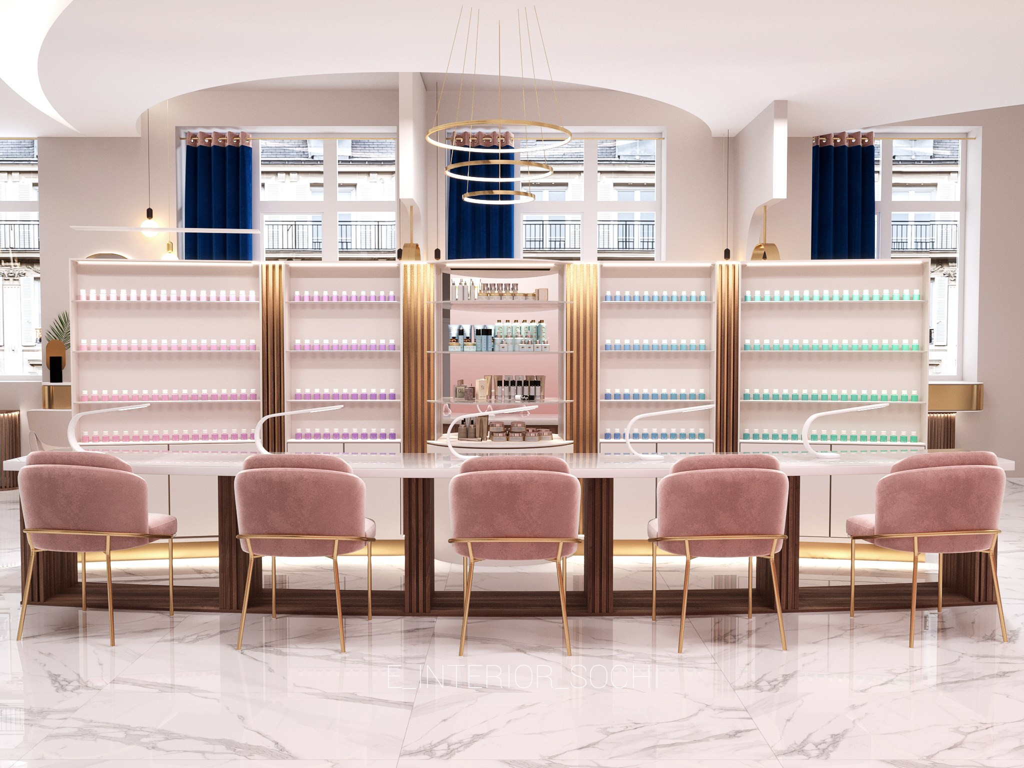 BEAUTY_MIGAL. Дизайн интерьера Евгения Тисленко