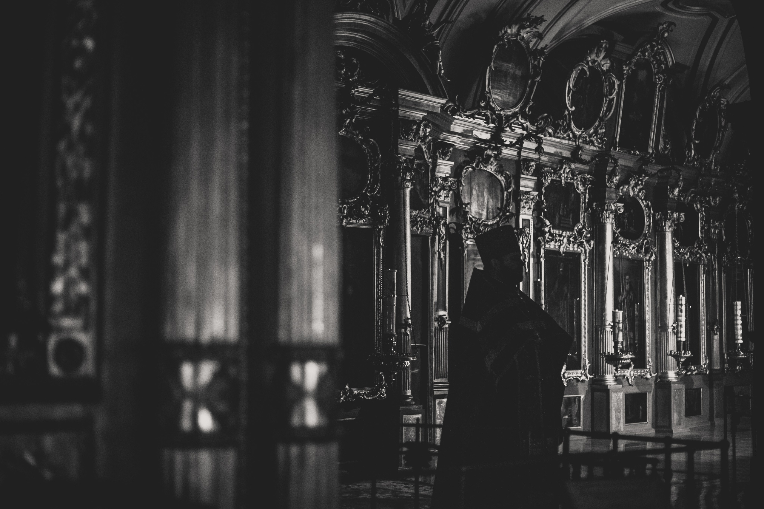 Великая вечерня с чином Пассии. НИКОЛО-БОГОЯВЛЕНСКИЙ МОРСКОЙ СОБОР