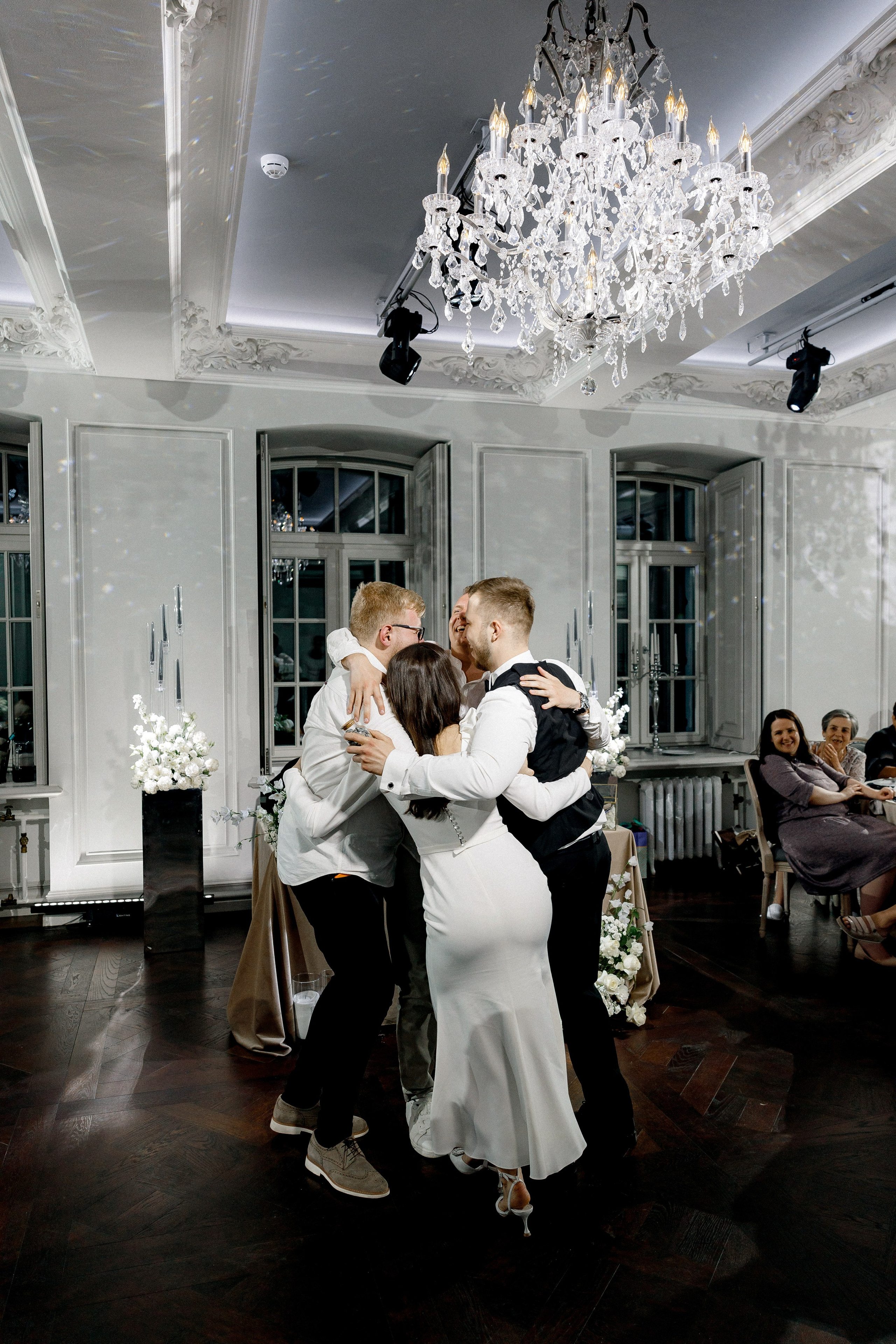 Свадебный ужин в Ресторане Michel на Красной Пресне. Свадебный фотограф в Москве и Санкт-Петербурге Денис Ходюков