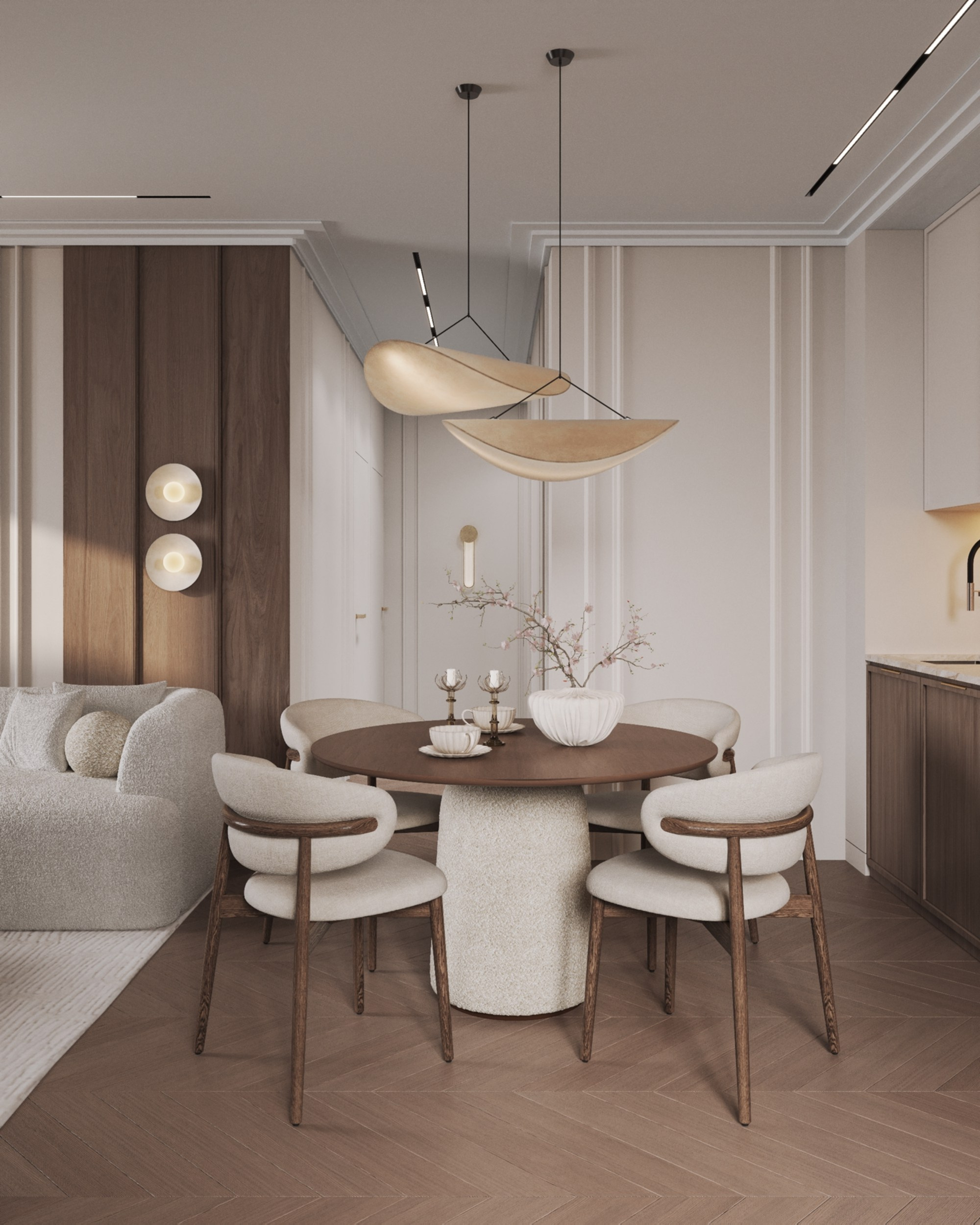 Almetievskaya | 83 m² | 2026. 3D Визуализация интерьера