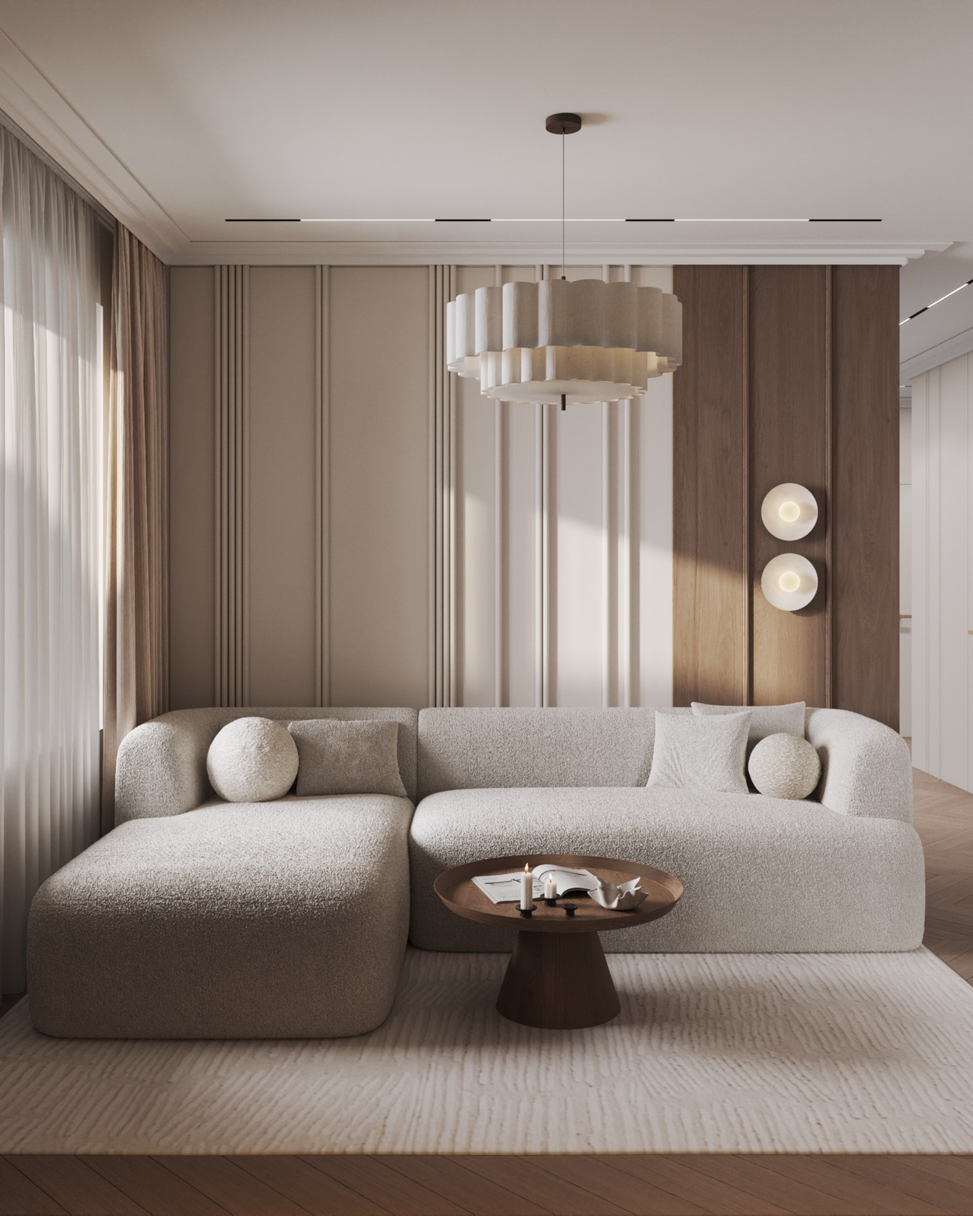 Almetievskaya | 83 m² | 2026. 3D Визуализация интерьера