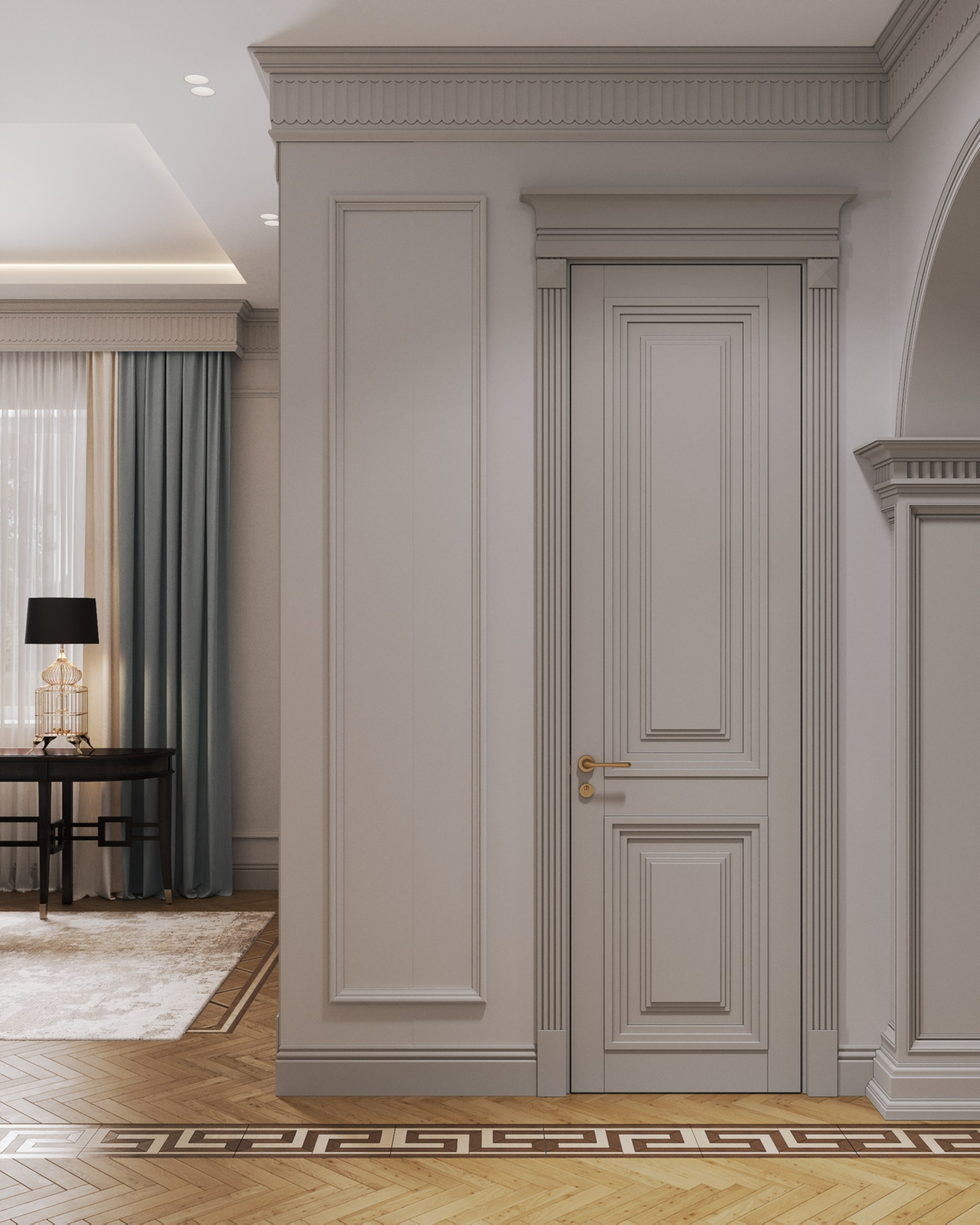 Portovaya | 119 m² | 2026. 3D Визуализация интерьера