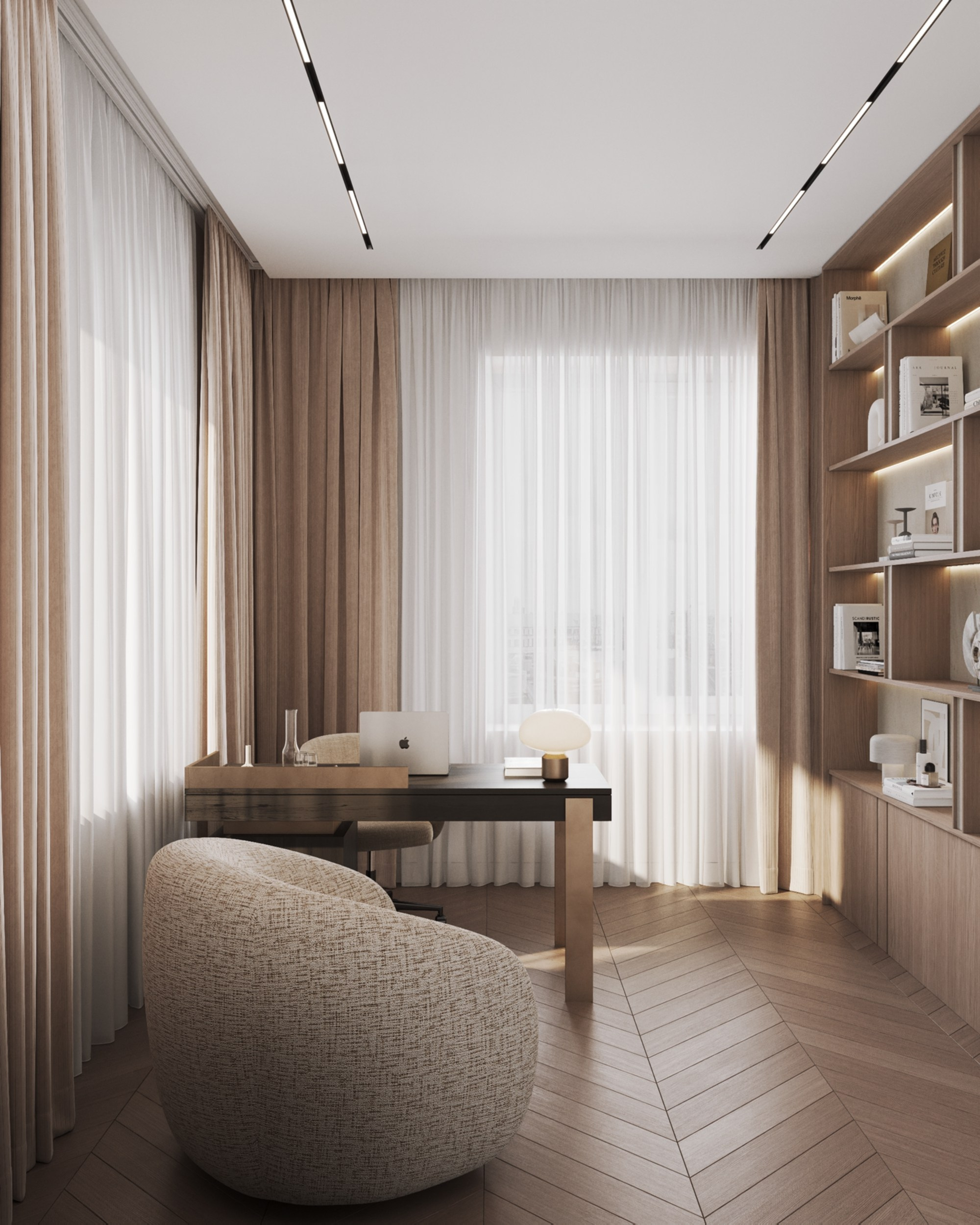 Almetievskaya | 83 m² | 2026. 3D Визуализация интерьера