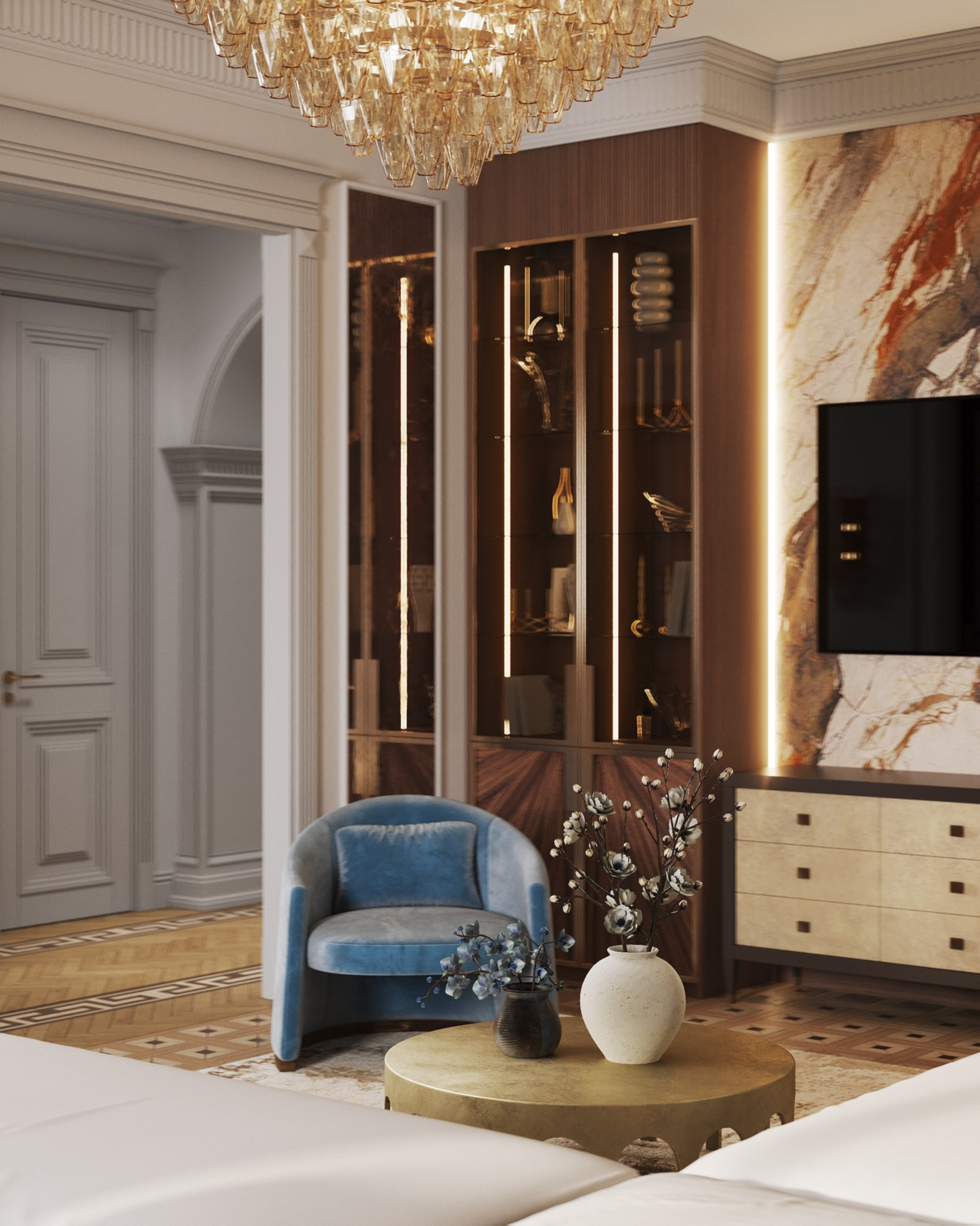Portovaya | 119 m² | 2026. 3D Визуализация интерьера