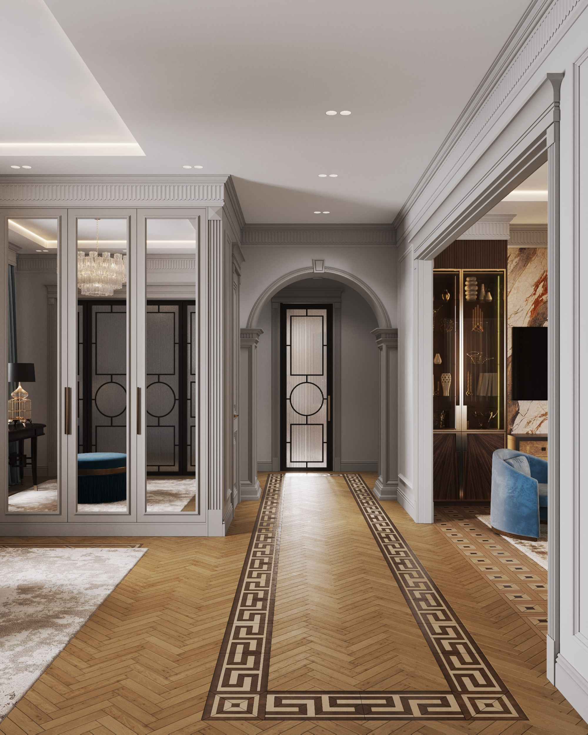 Portovaya | 119 m² | 2026. 3D Визуализация интерьера