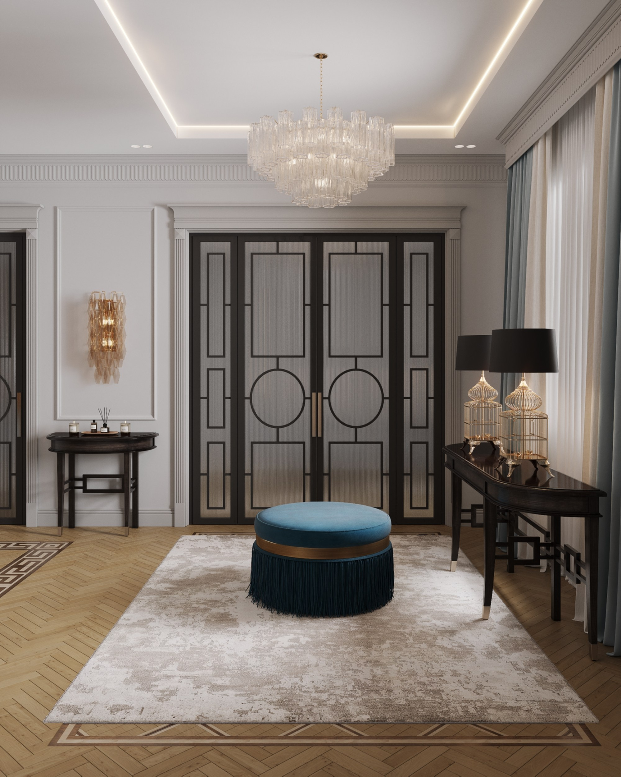 Portovaya | 119 m² | 2026. 3D Визуализация интерьера