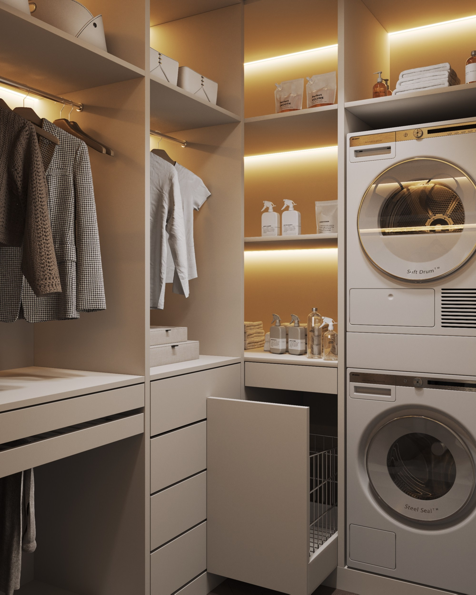Almetievskaya | 83 m² | 2026. 3D Визуализация интерьера