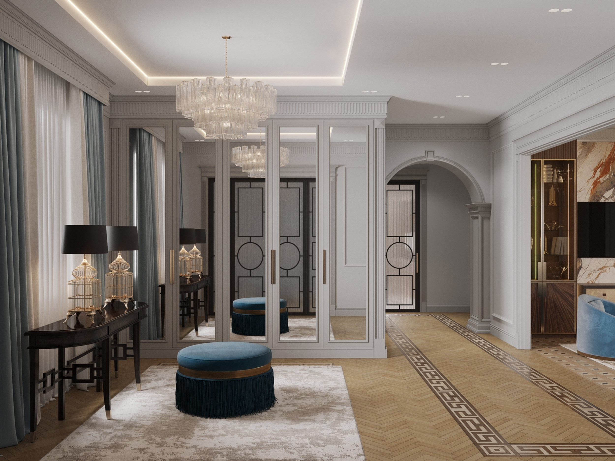 Portovaya | 119 m² | 2026. 3D Визуализация интерьера