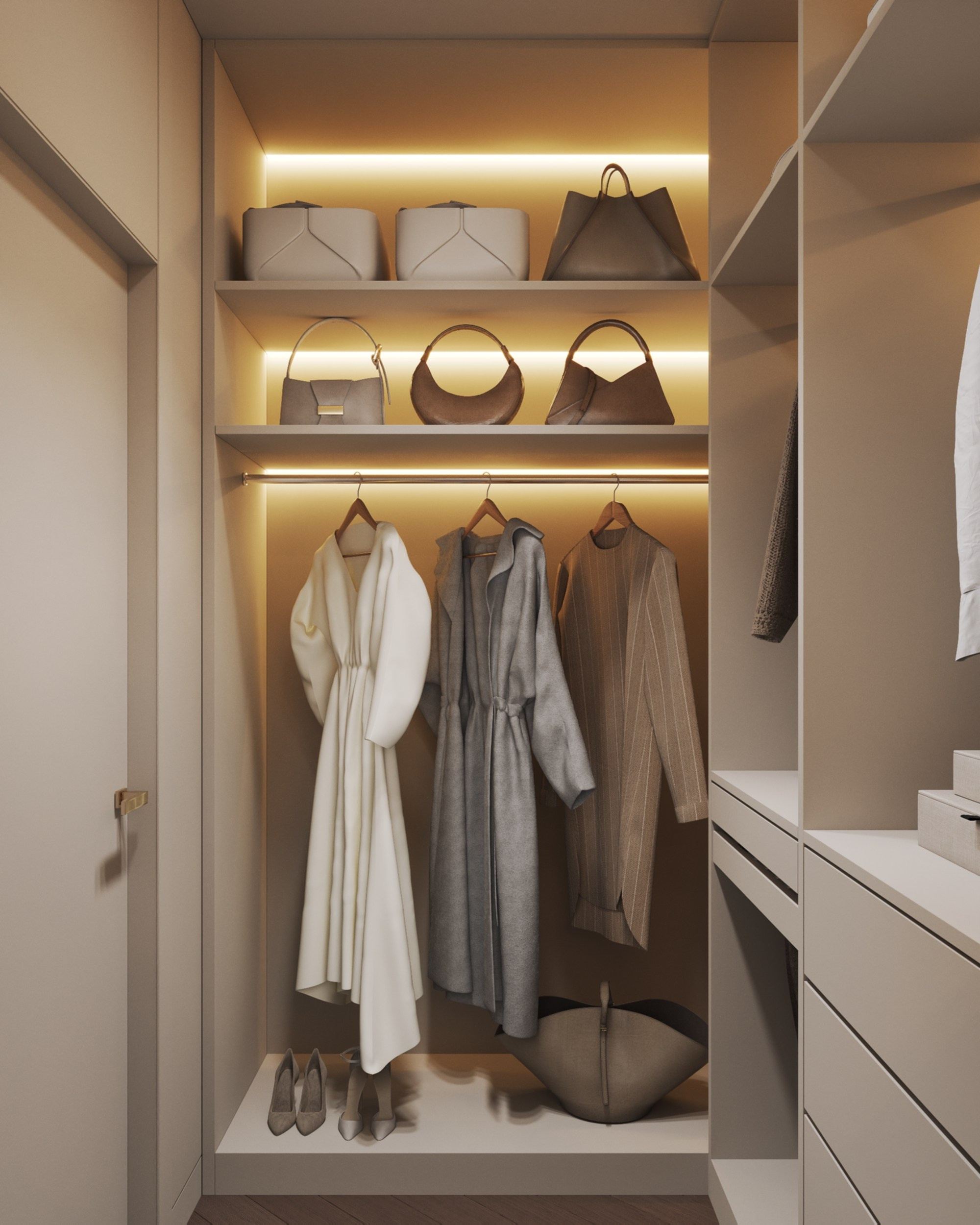 Almetievskaya | 83 m² | 2026. 3D Визуализация интерьера