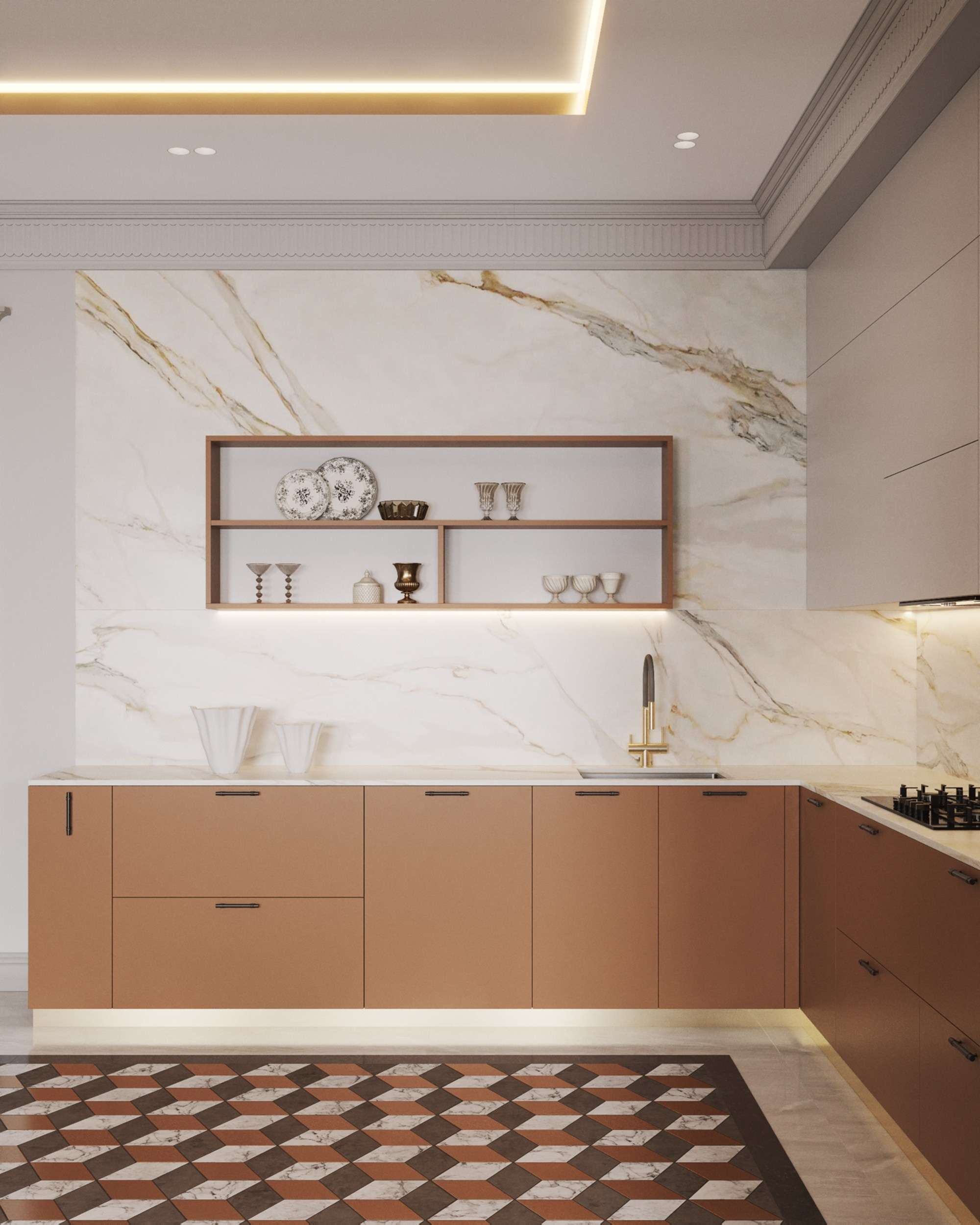 Portovaya | 119 m² | 2026. 3D Визуализация интерьера