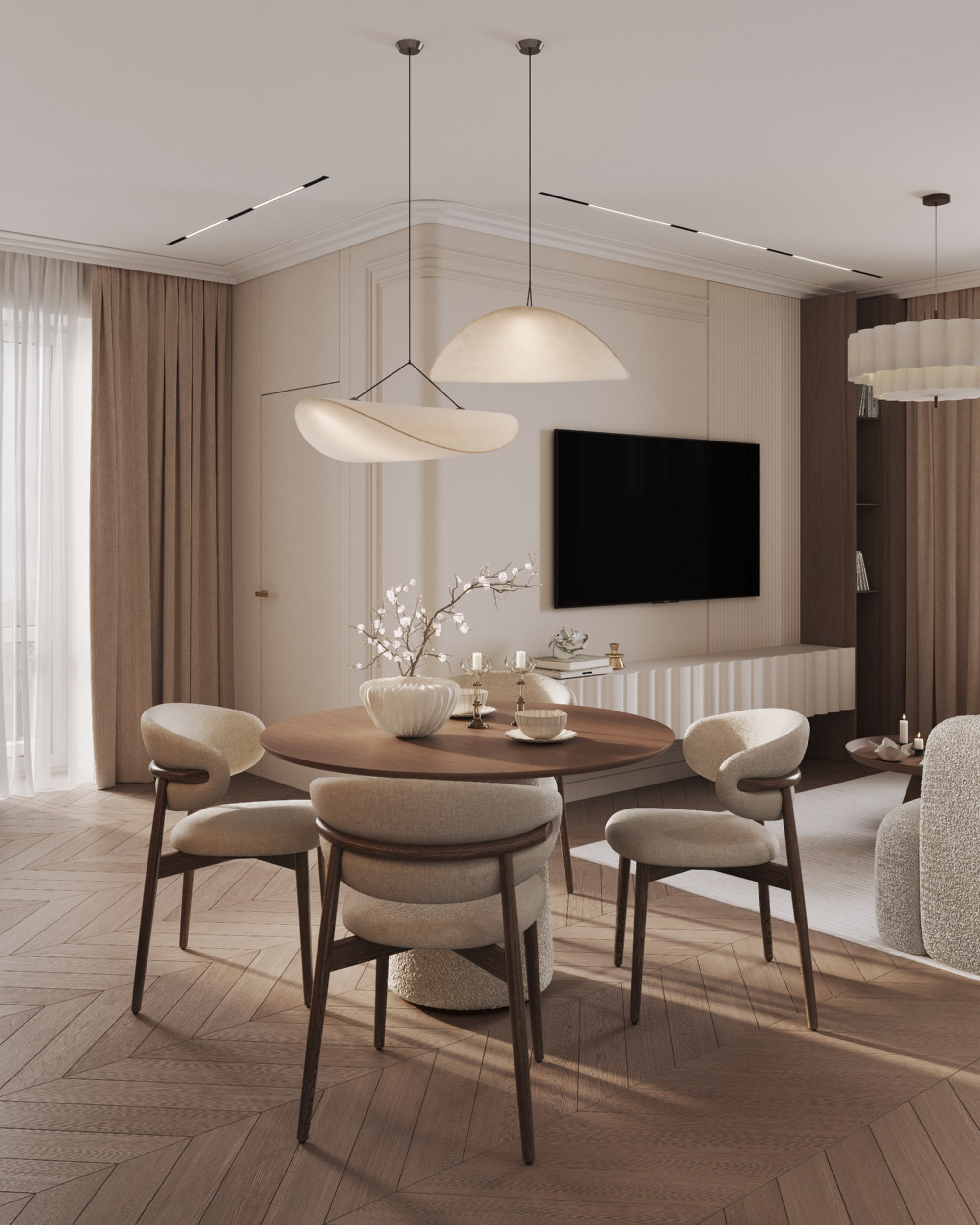 Almetievskaya | 83 m² | 2026. 3D Визуализация интерьера