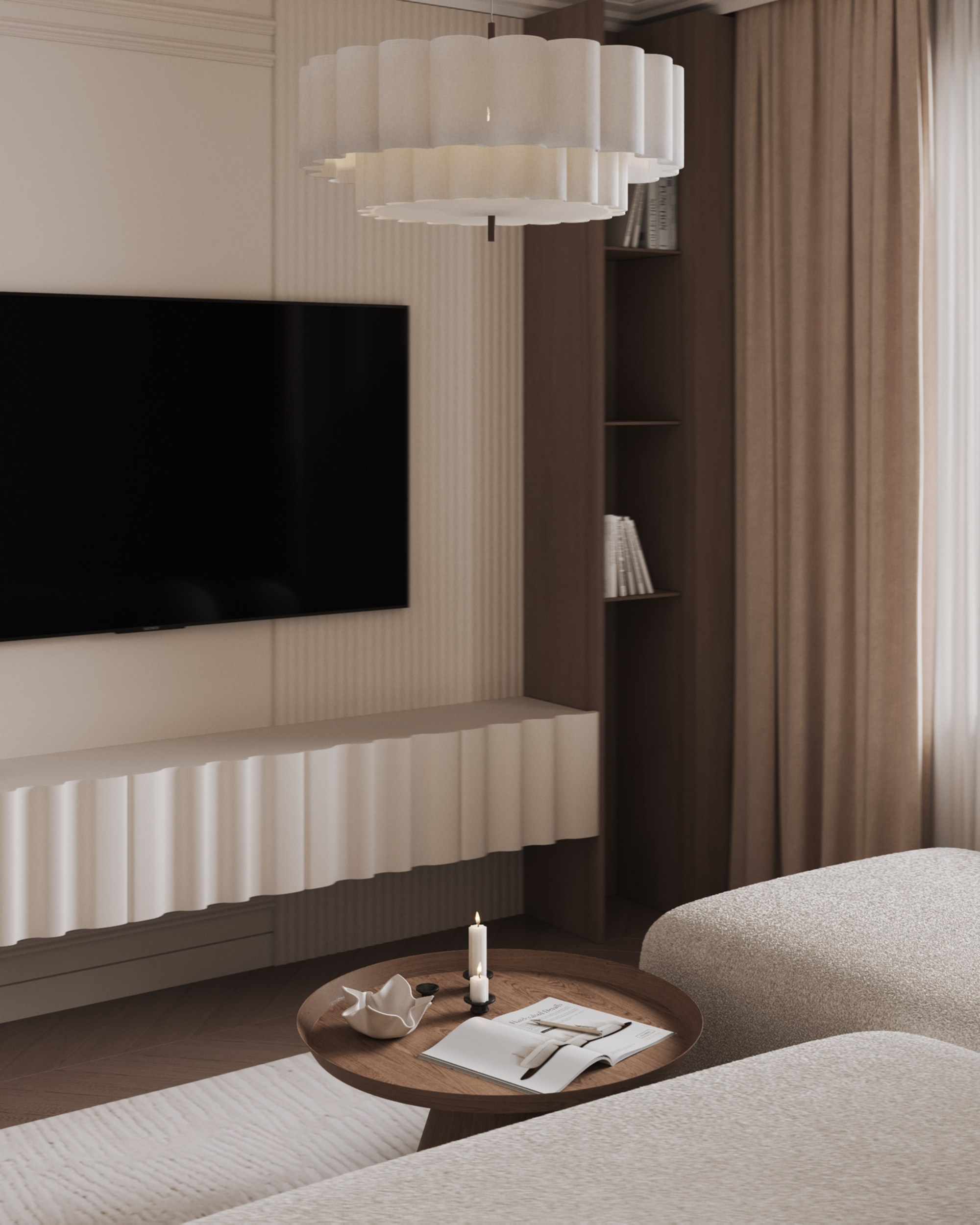 Almetievskaya | 83 m² | 2026. 3D Визуализация интерьера