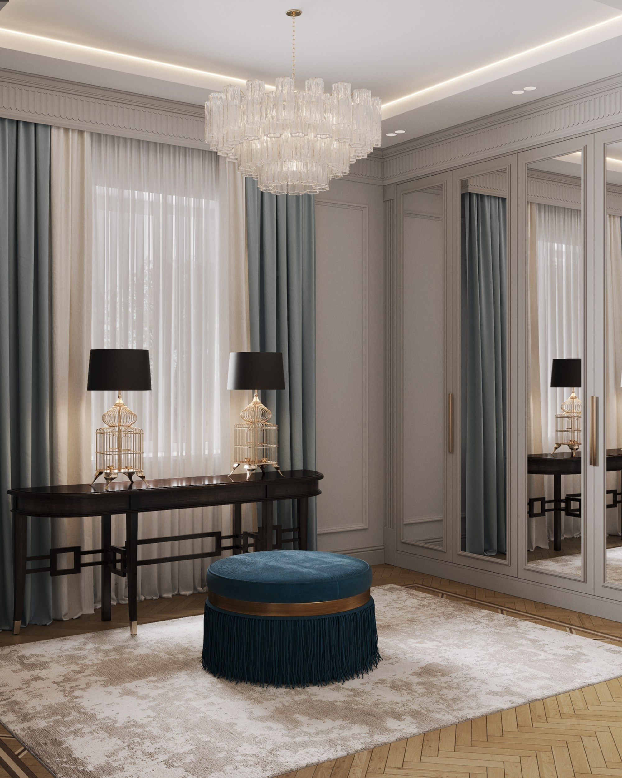 Portovaya | 119 m² | 2026. 3D Визуализация интерьера