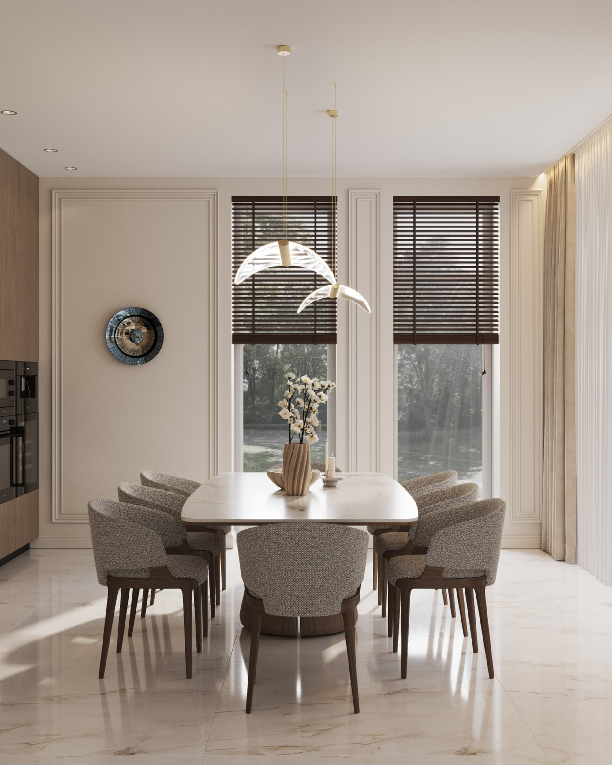 Residence Bulatovo. 3D Визуализация интерьера