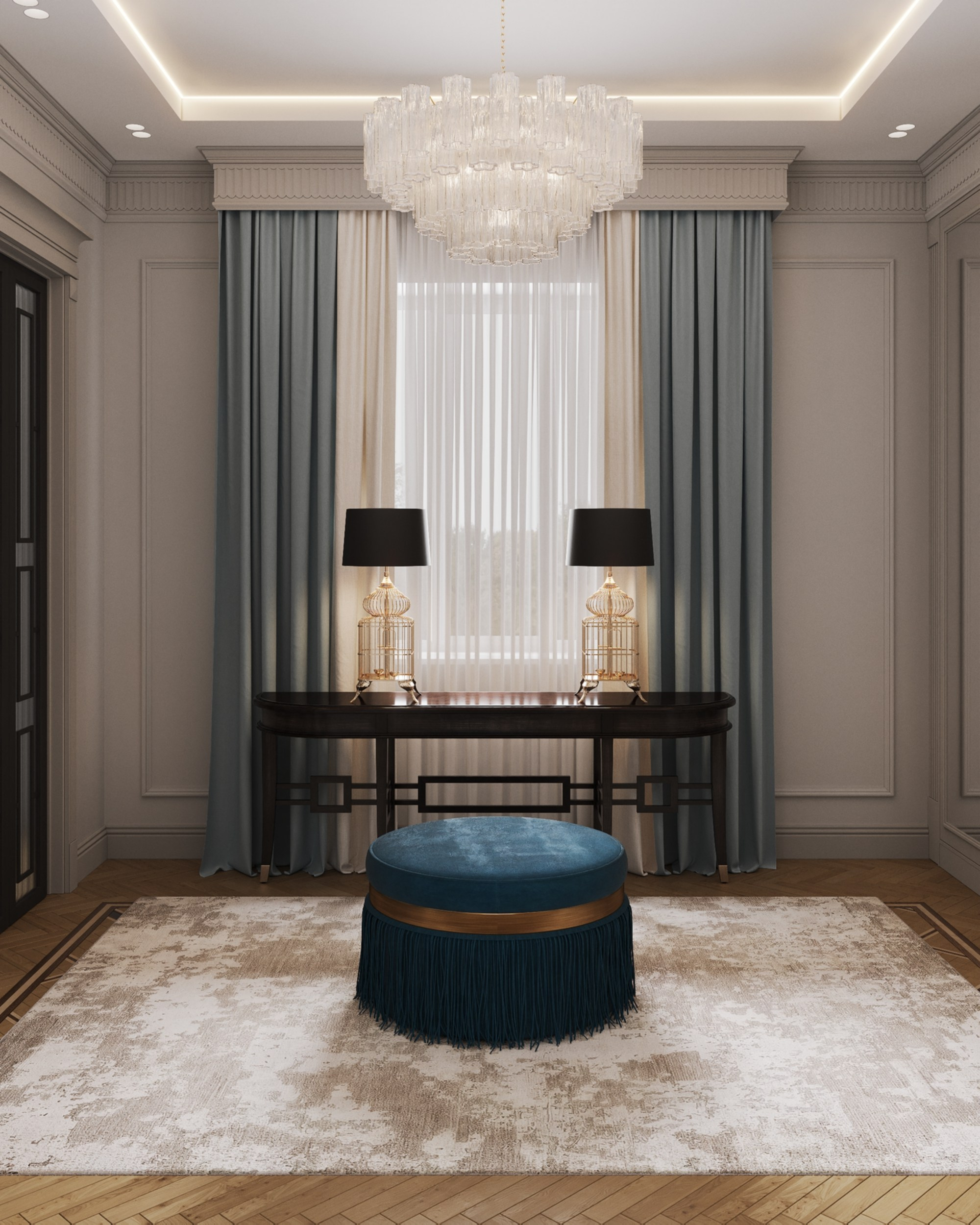 Portovaya | 119 m² | 2026. 3D Визуализация интерьера