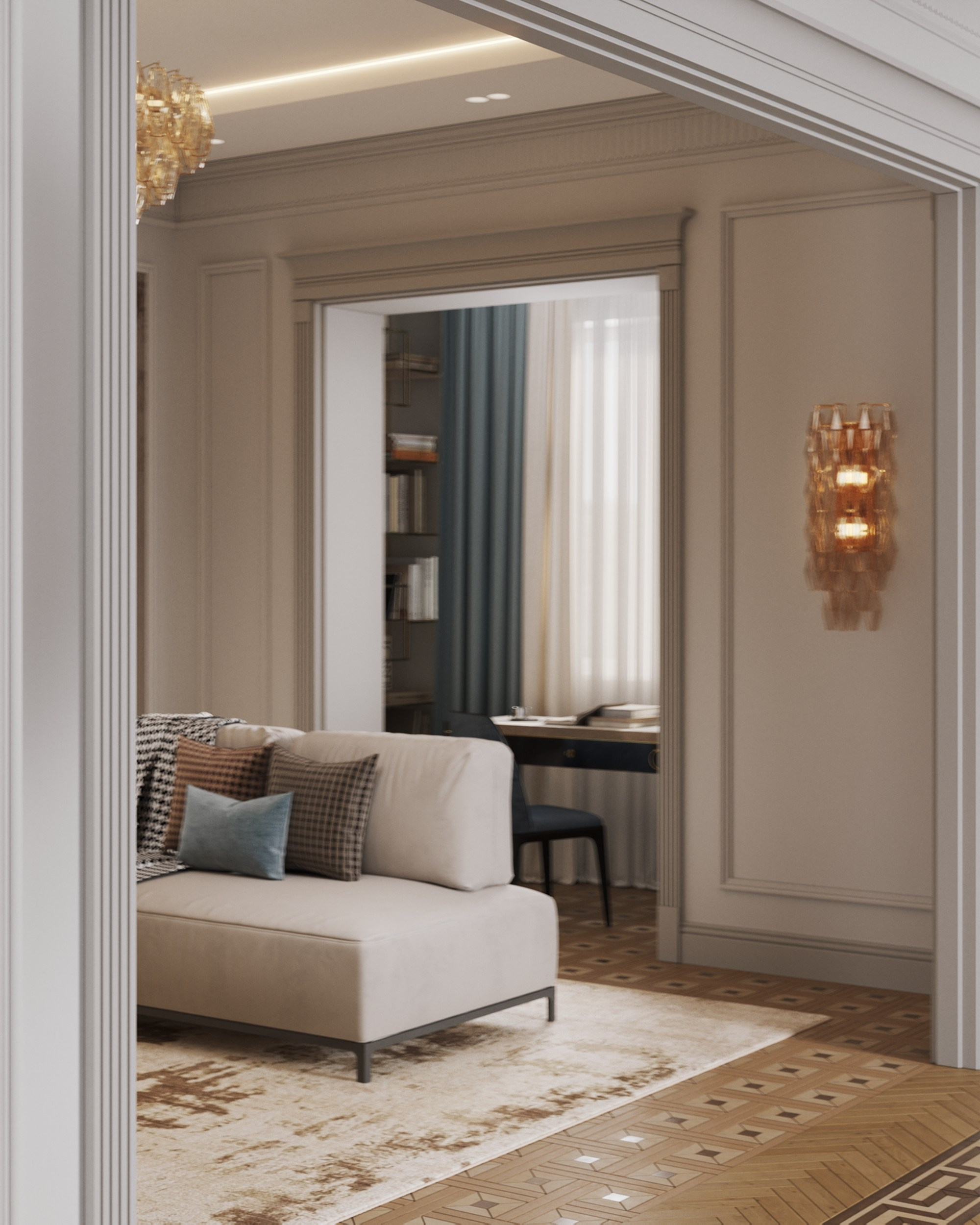 Portovaya | 119 m² | 2026. 3D Визуализация интерьера
