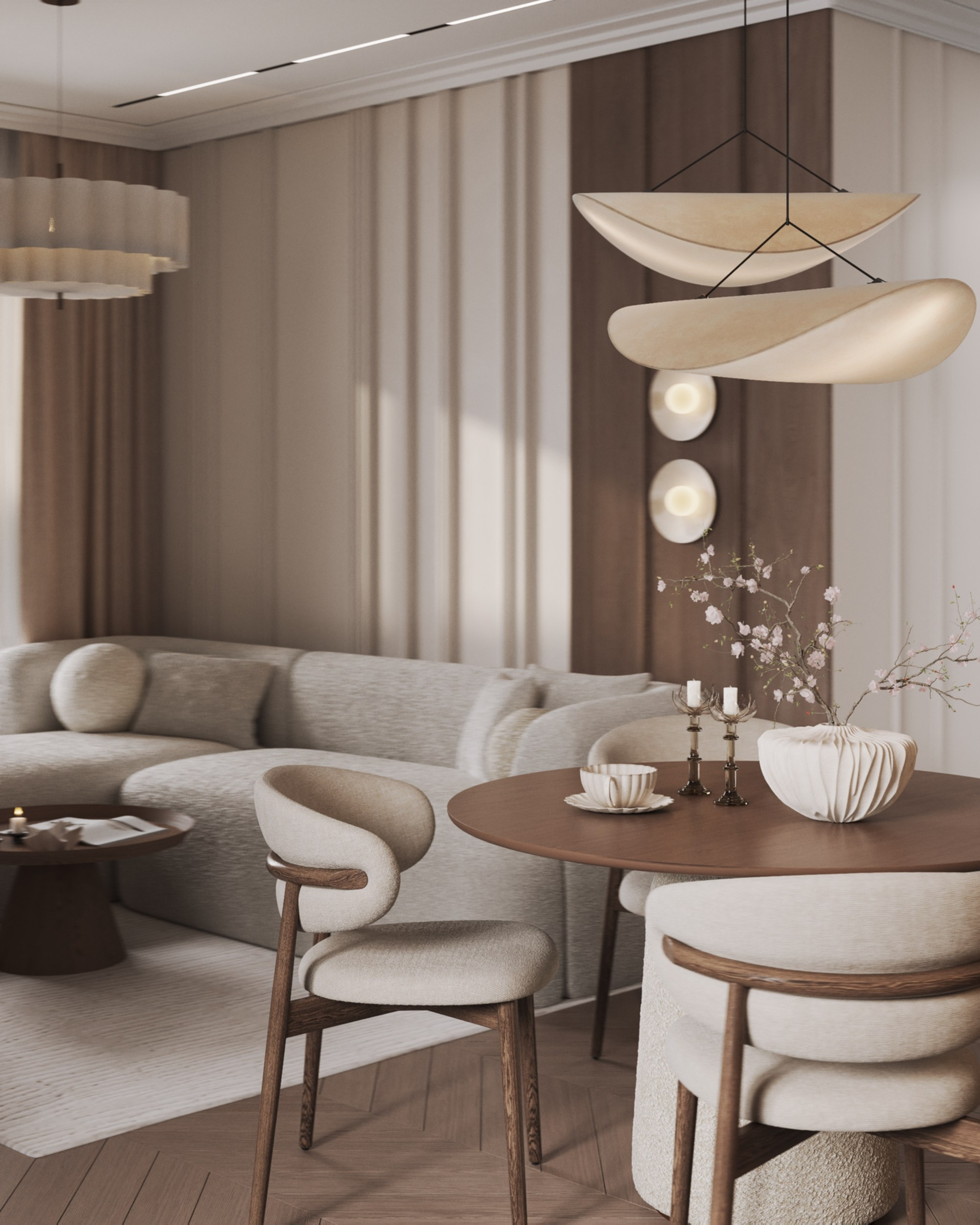 Almetievskaya | 83 m² | 2026. 3D Визуализация интерьера