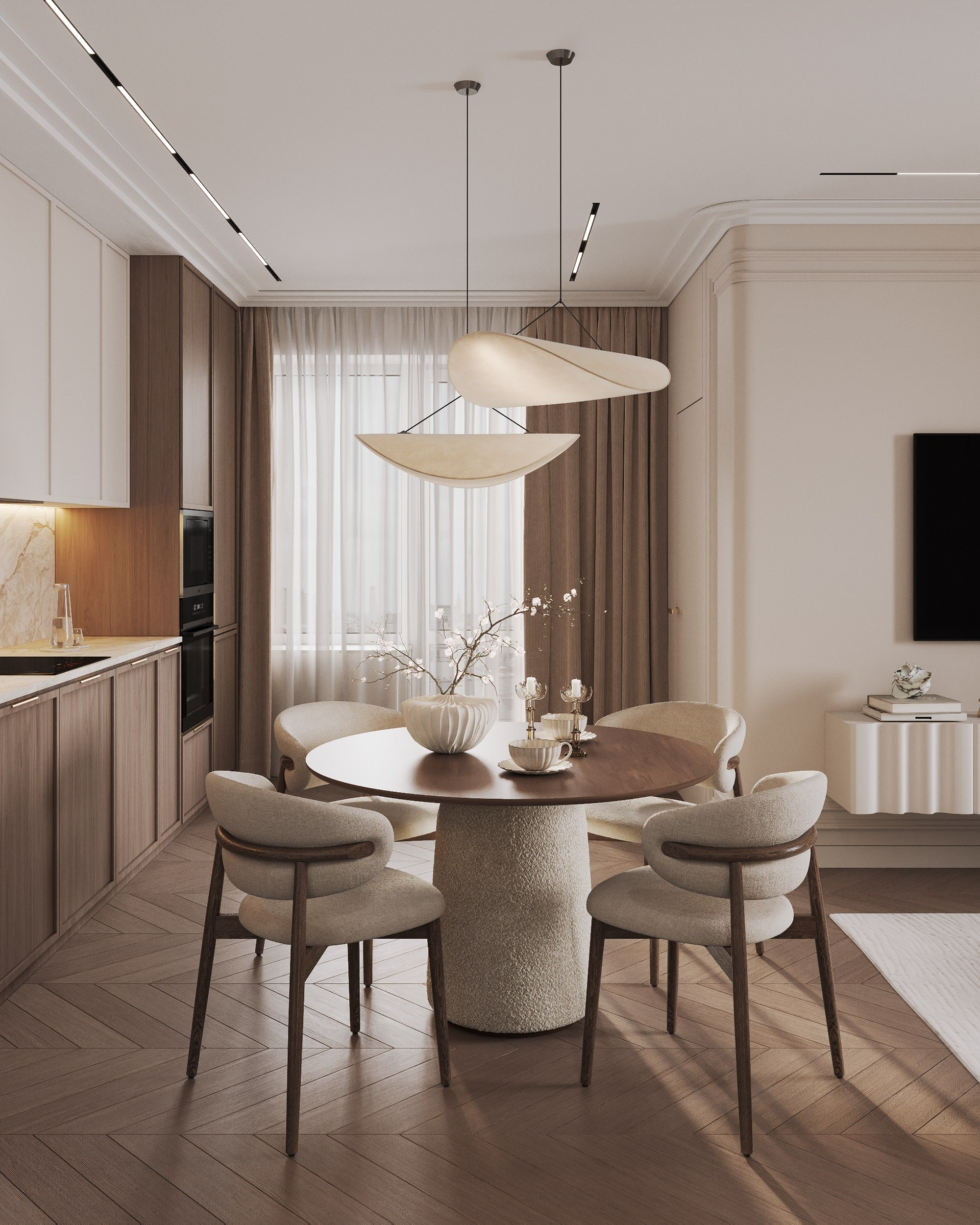 Almetievskaya | 83 m² | 2026. 3D Визуализация интерьера