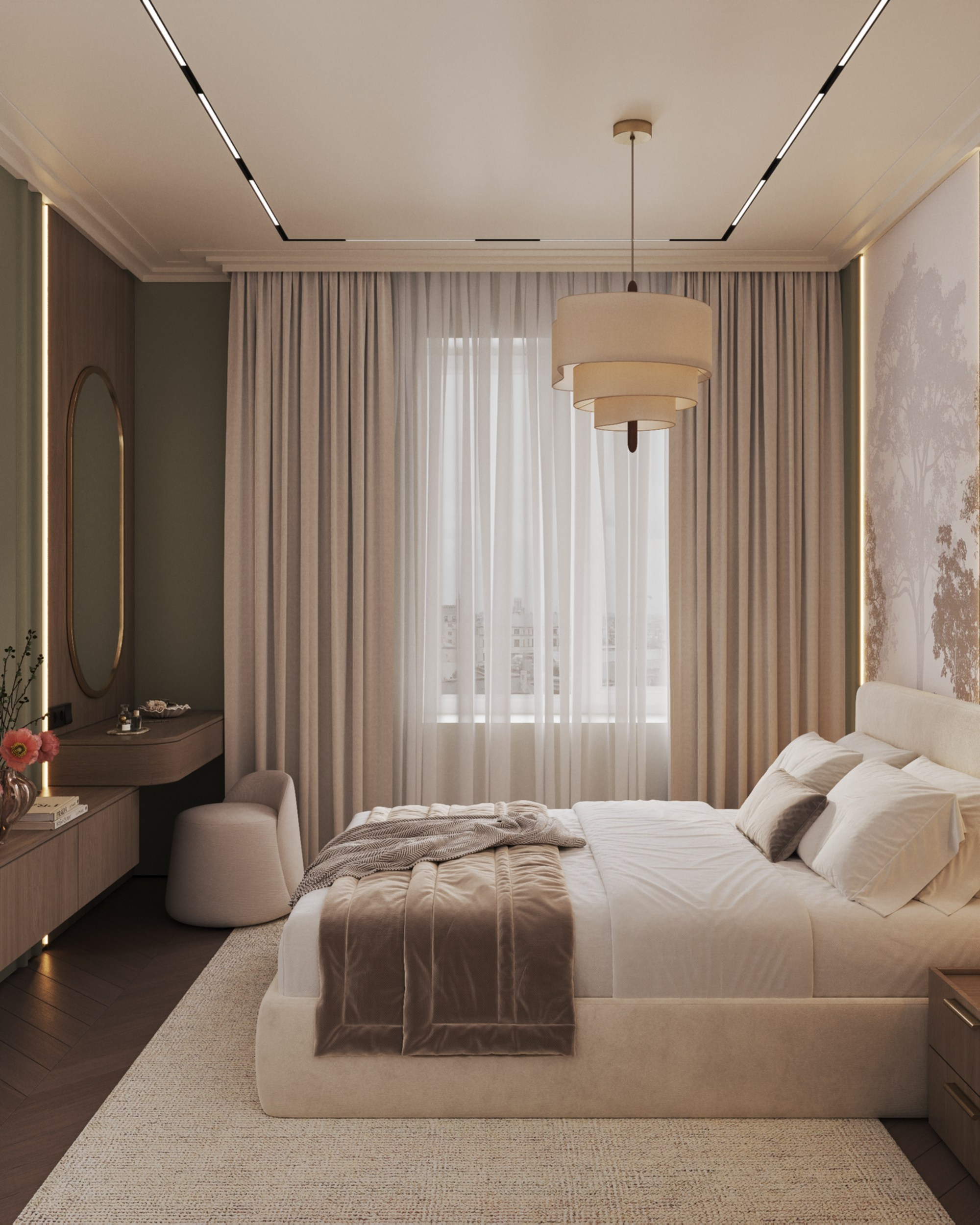 Almetievskaya | 83 m² | 2026. 3D Визуализация интерьера